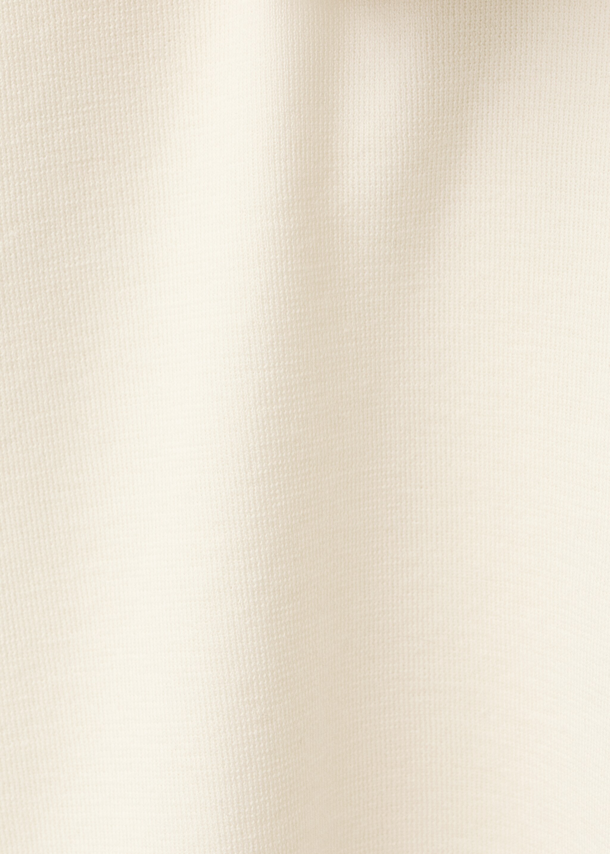 Short-sleeved wool-blend sweater - Details of the article 8, Ecru. Ref: 87044089-00.