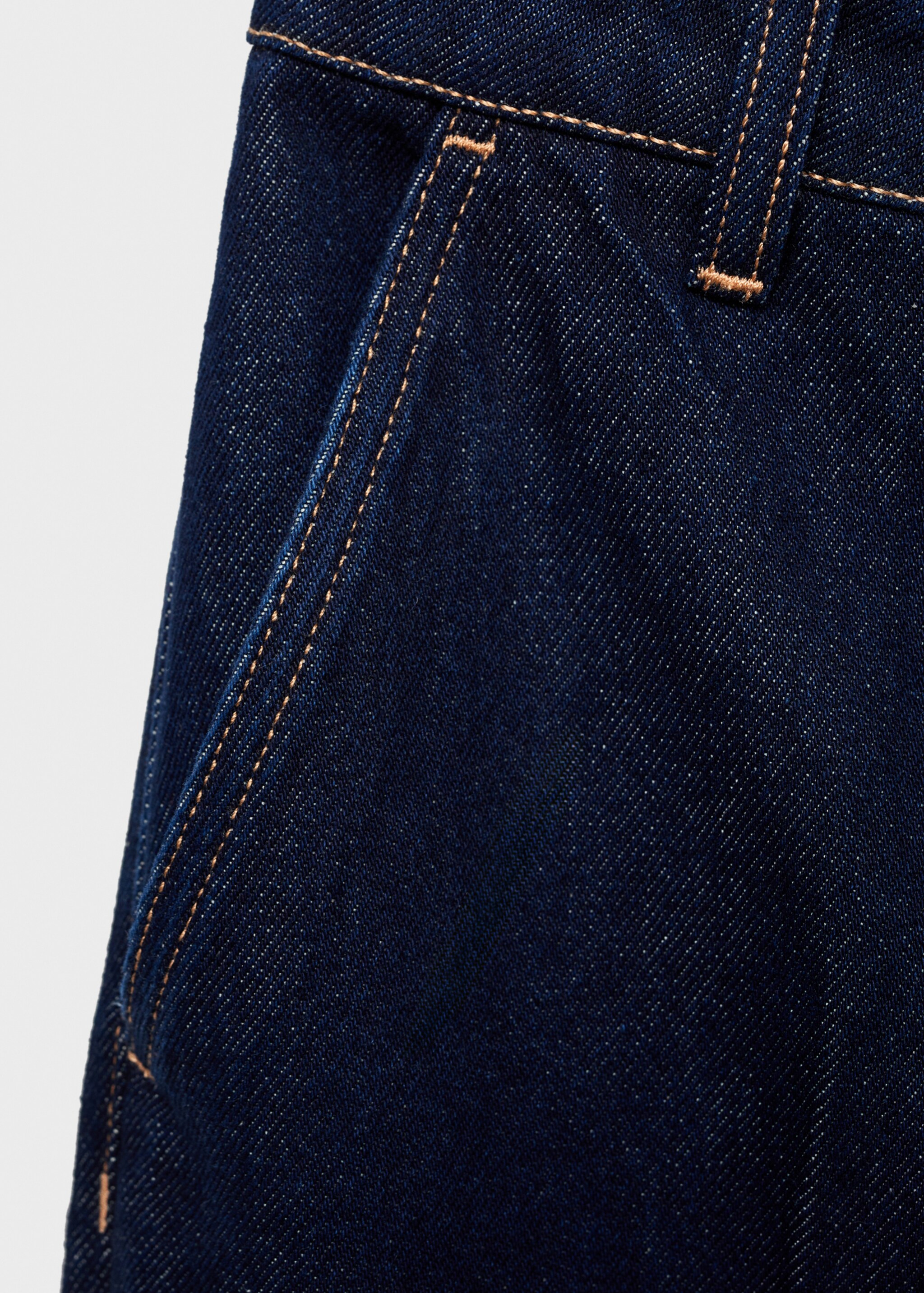 High-rise wide leg rinse-wash jeans - Details of the article 0, Open Blue. Ref: 87044092-00.
