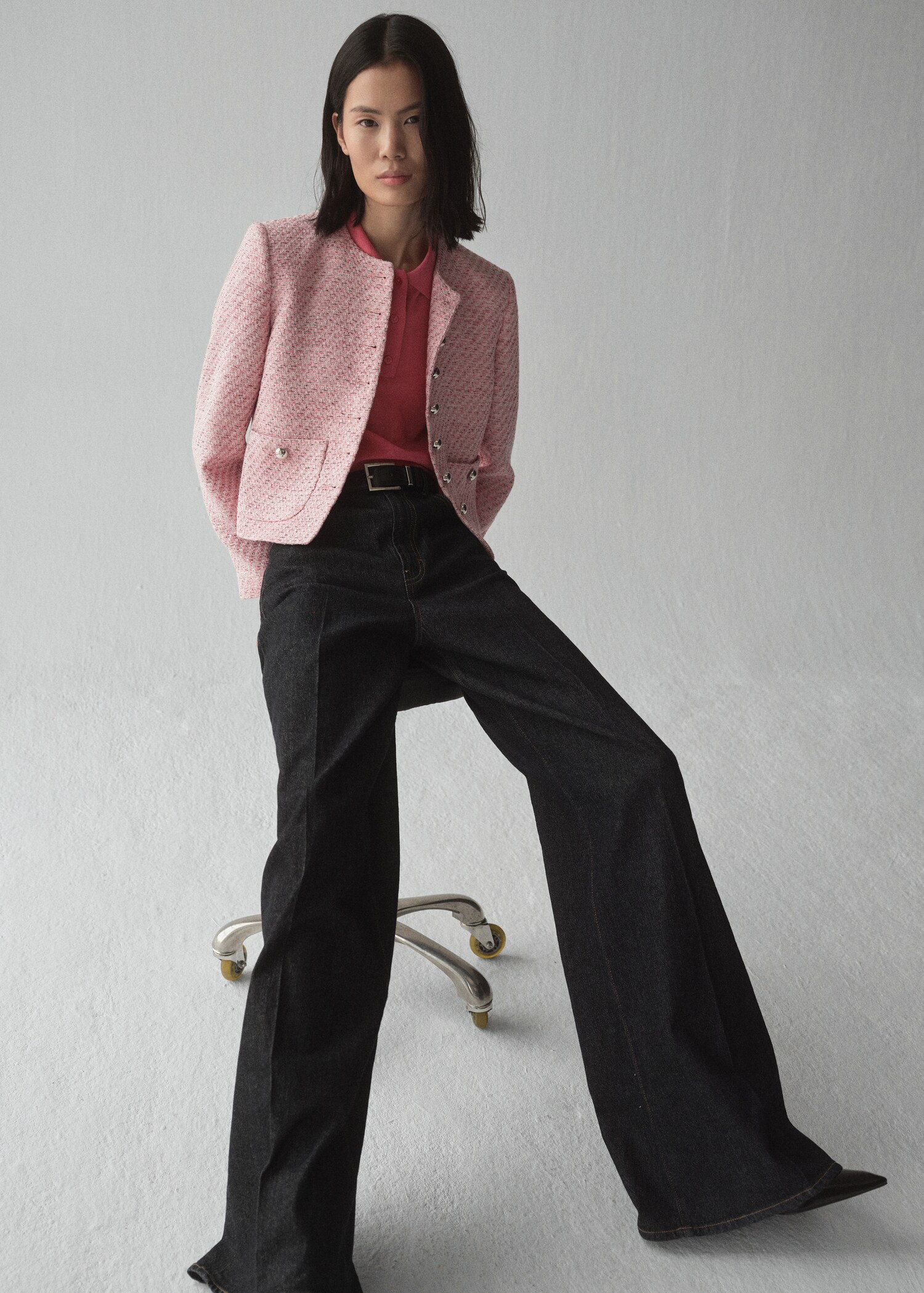 Fitted tweed jacket - Details of the article 2