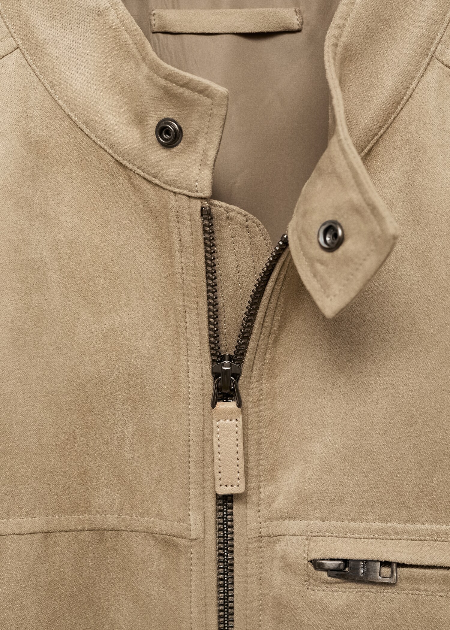 Bikerjacke mit Wildleder-Effekt - Detail des Artikels 8