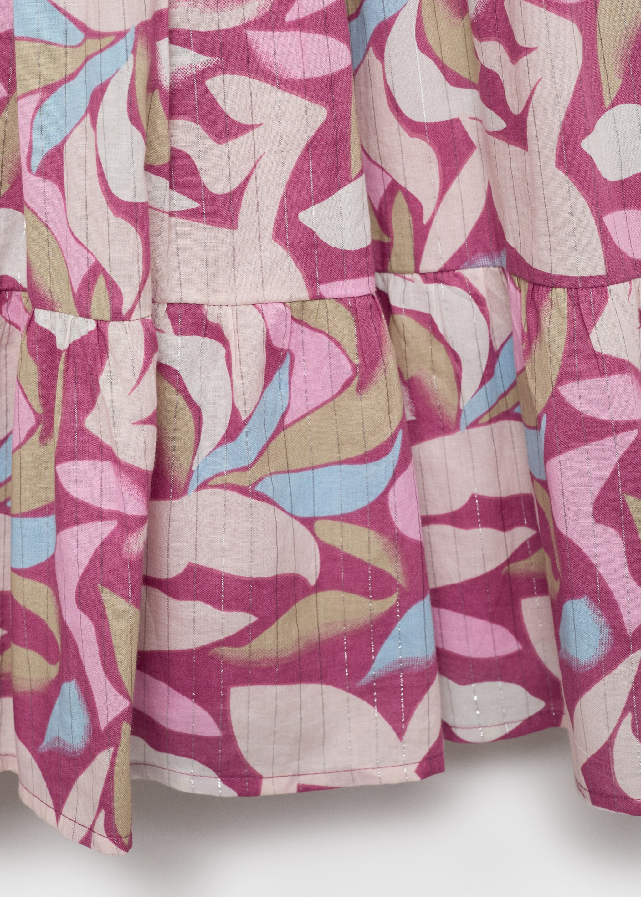 Robe courte imprimée - Détail de l'article 8, Violet. Ref: 87044388-00.