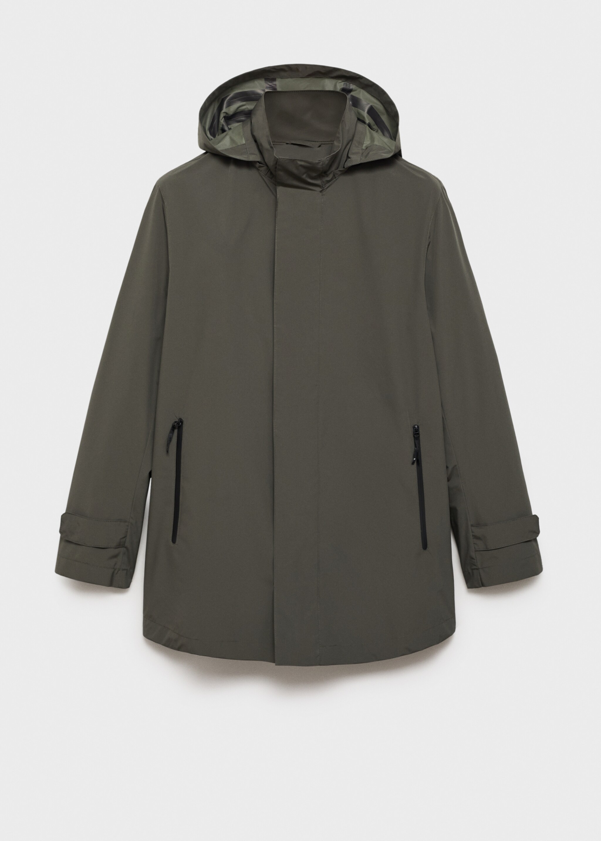 Parka waterproof s technologií COOLMAX® - Zboží bez modelu, Středně zelená. Ref: 87044389-00.