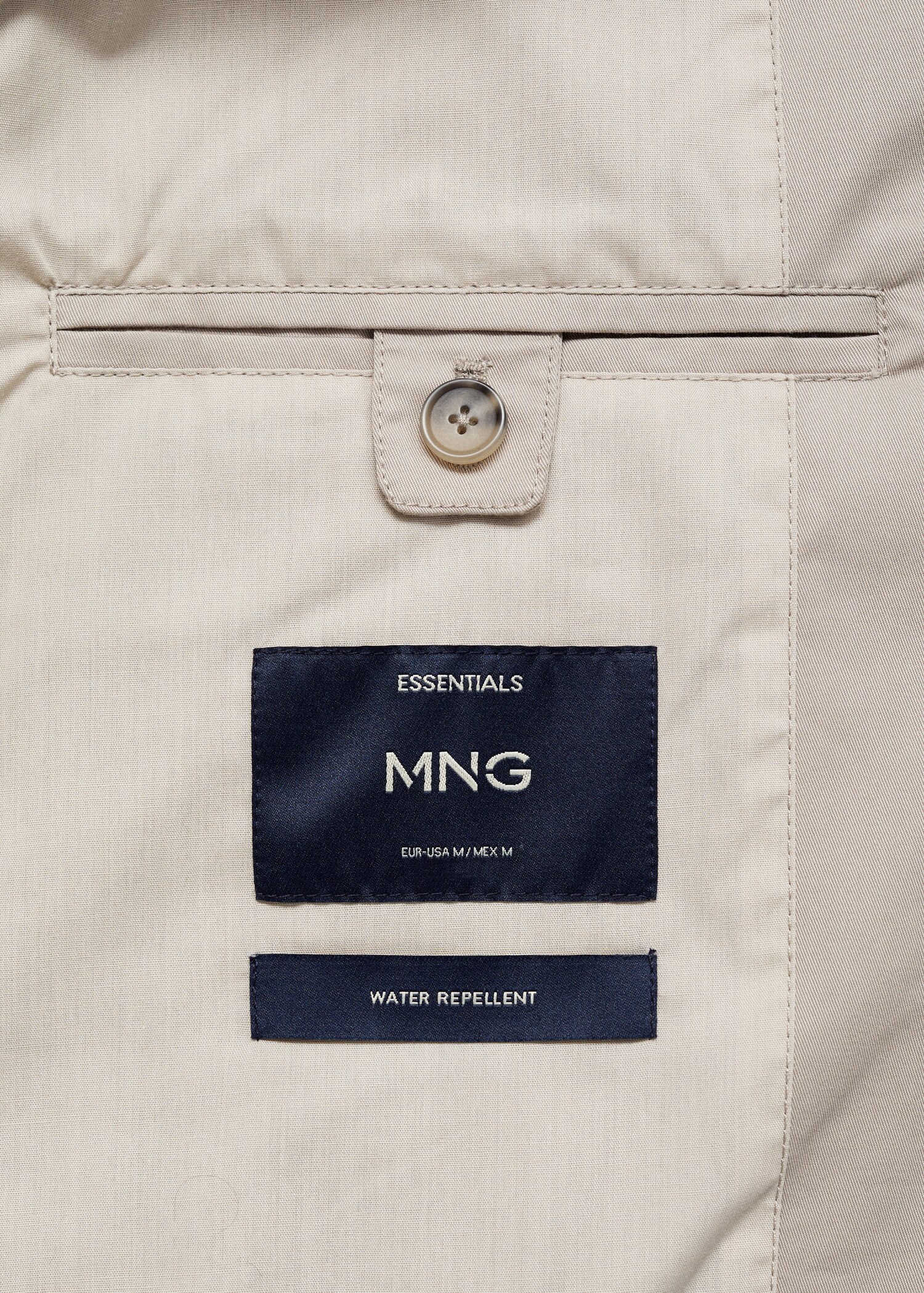 Wasserabweisender Trenchcoat aus Baumwolle - Detail des Artikels 0