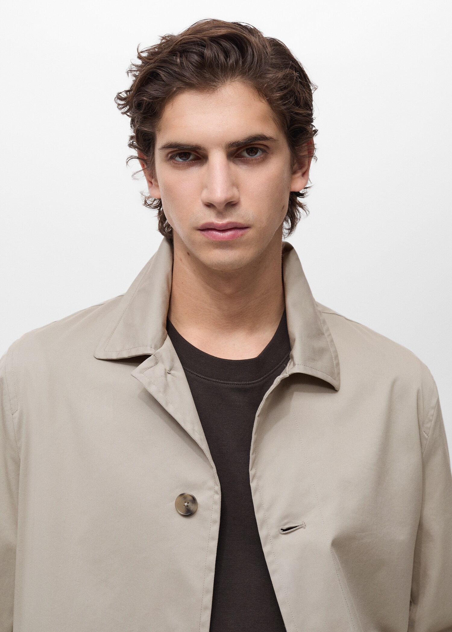 Wasserabweisender Trenchcoat aus Baumwolle - Detail des Artikels 1