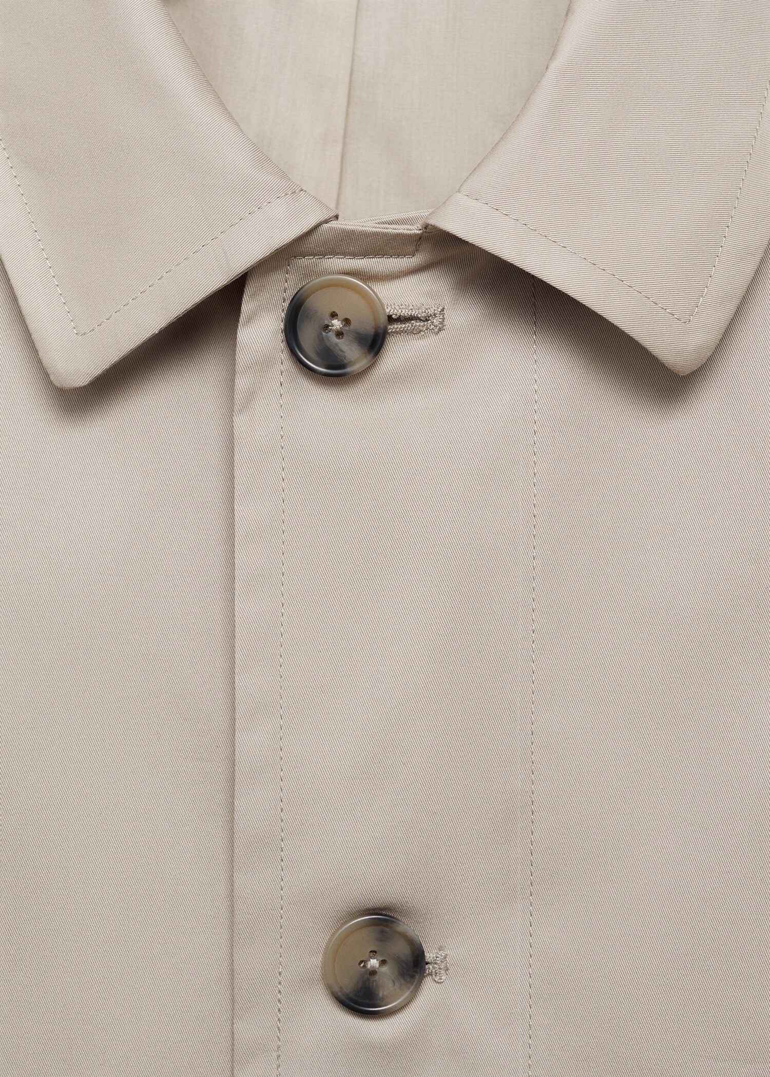 Wasserabweisender Trenchcoat aus Baumwolle - Detail des Artikels 8