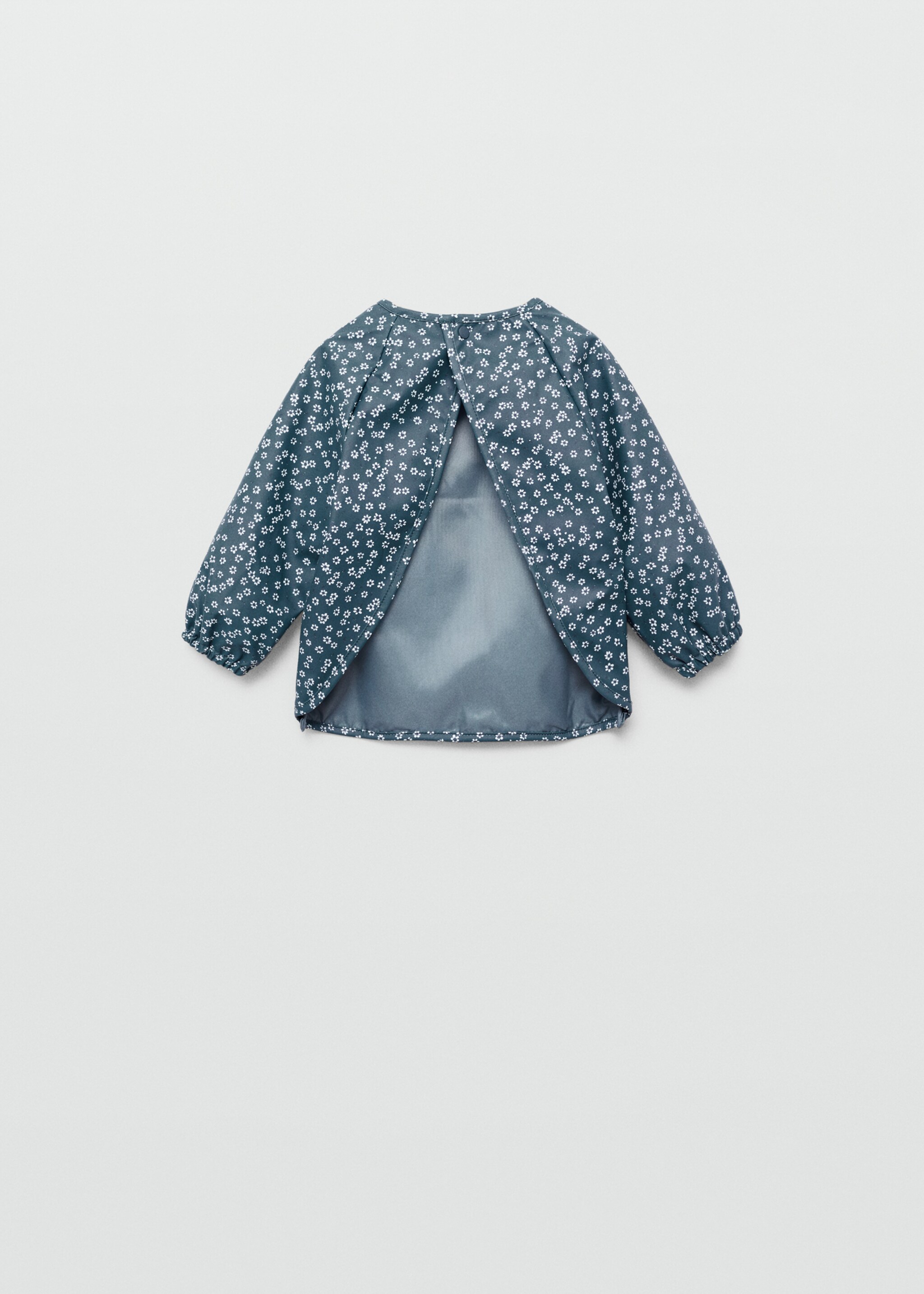 Babete estampado - Plano médio, Azul. Ref: 87044392-00.