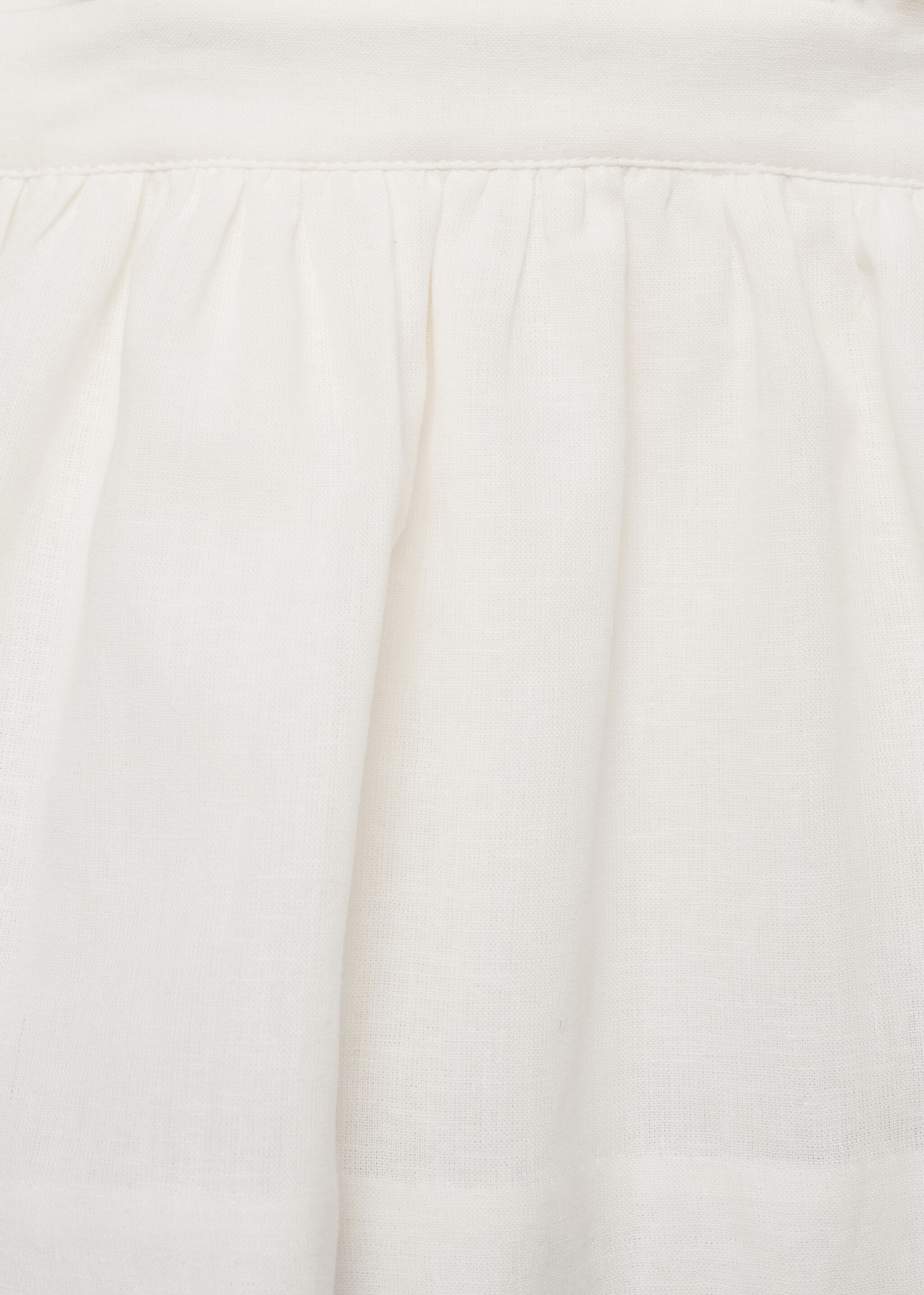 Lněné šaty s volány - Detail zboží 8, Šedobílá. Ref: 87044397-00.