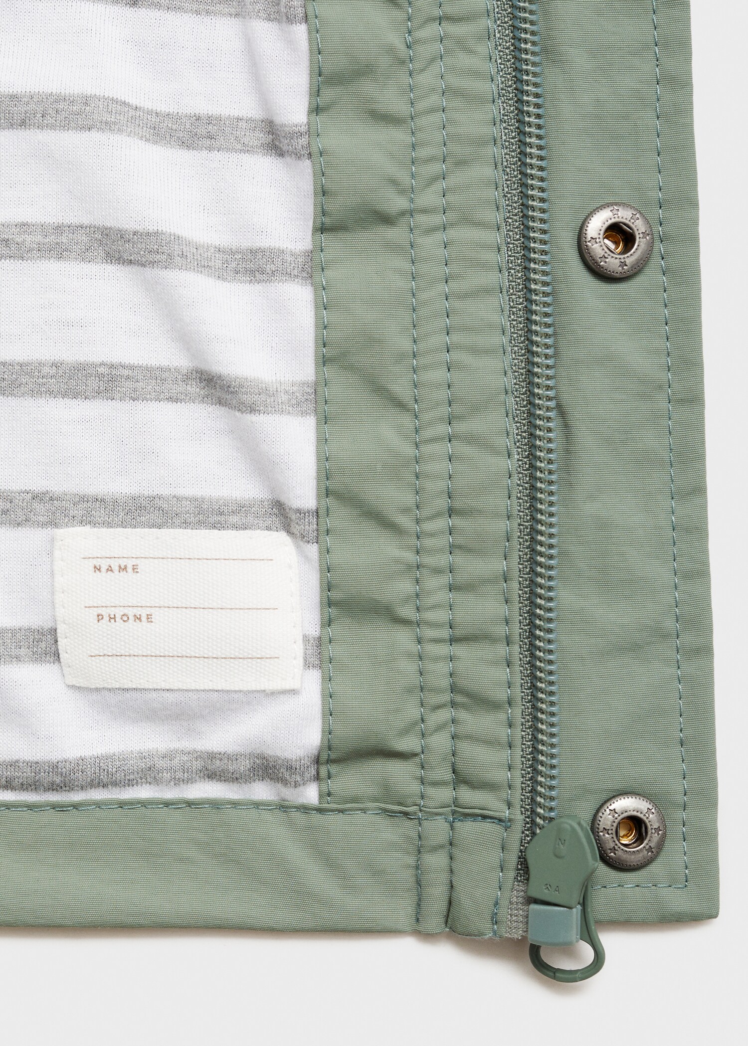 Quilted hooded parka - Details of the article 0