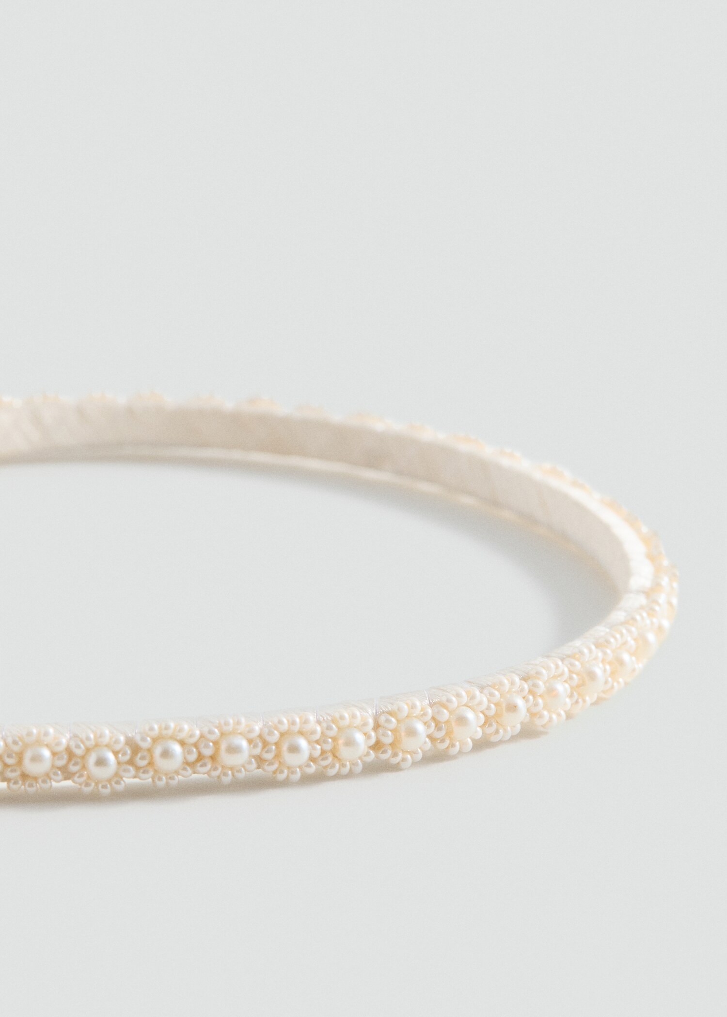 Beaded detail headband - Medium plane