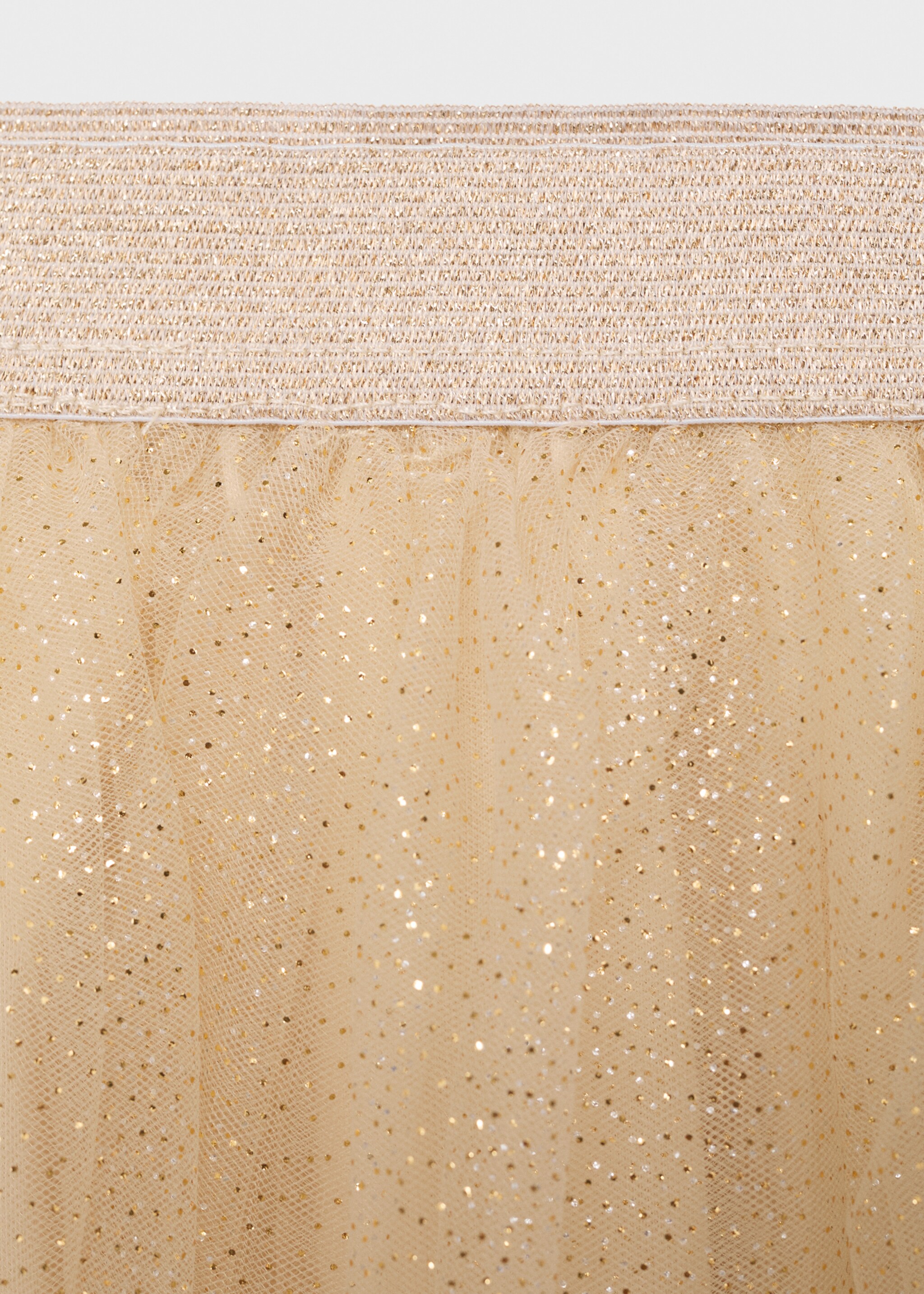 Faldilla tul glitter - Detall de l'article 8, Daurat. Ref: 87044402-00.