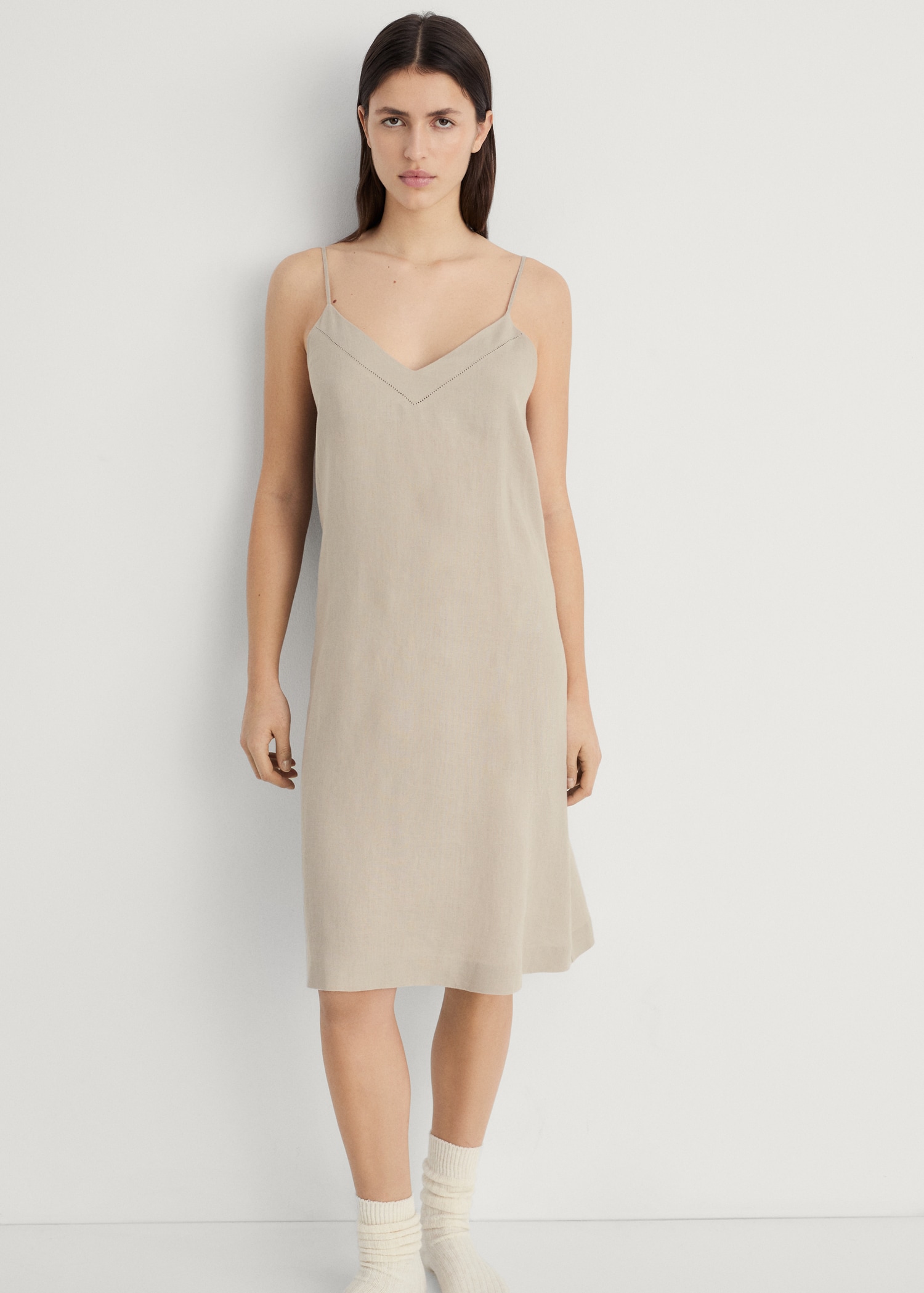Linen nightgown - Medium plane