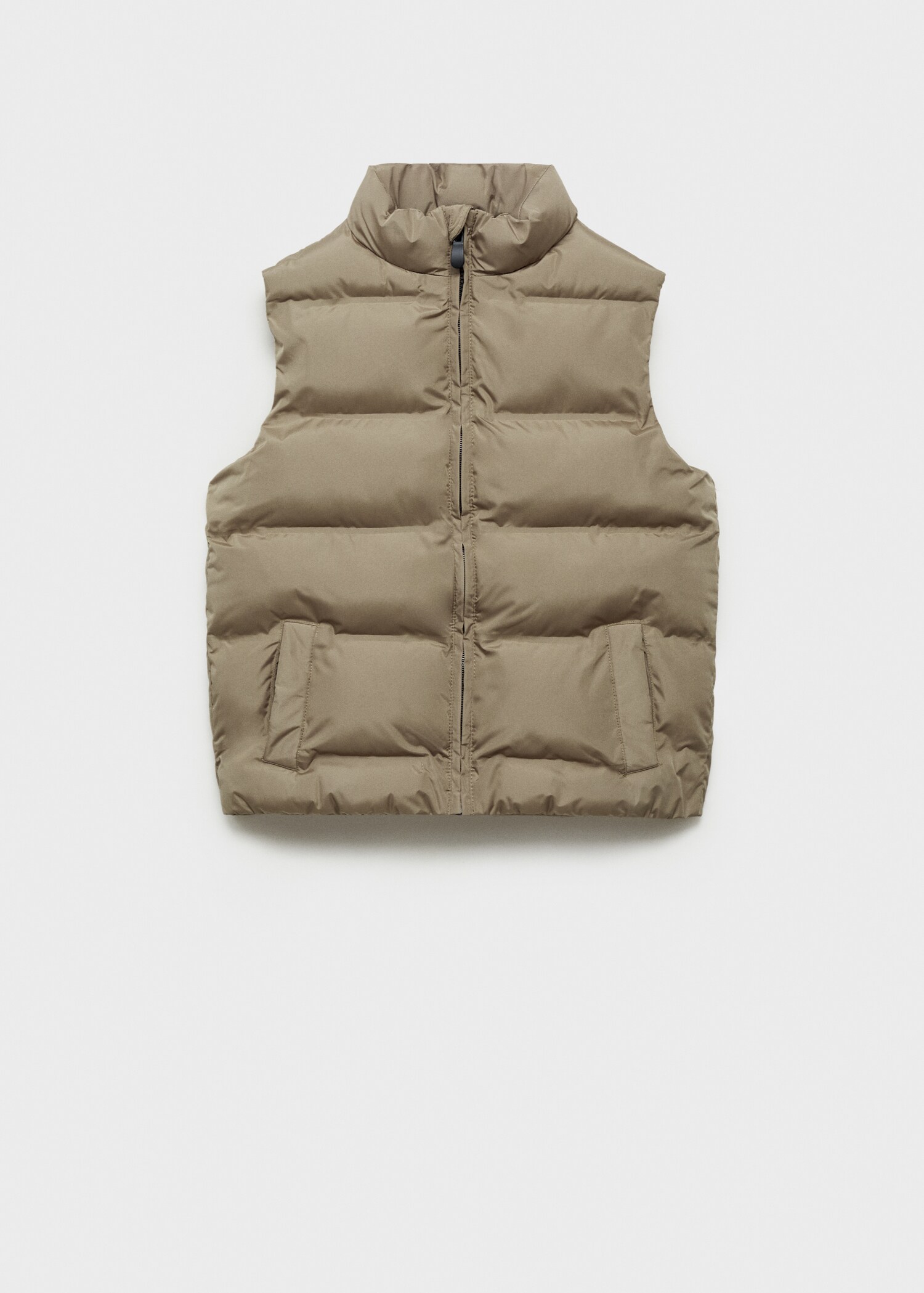 Quilted gilet with pockets - Article without model