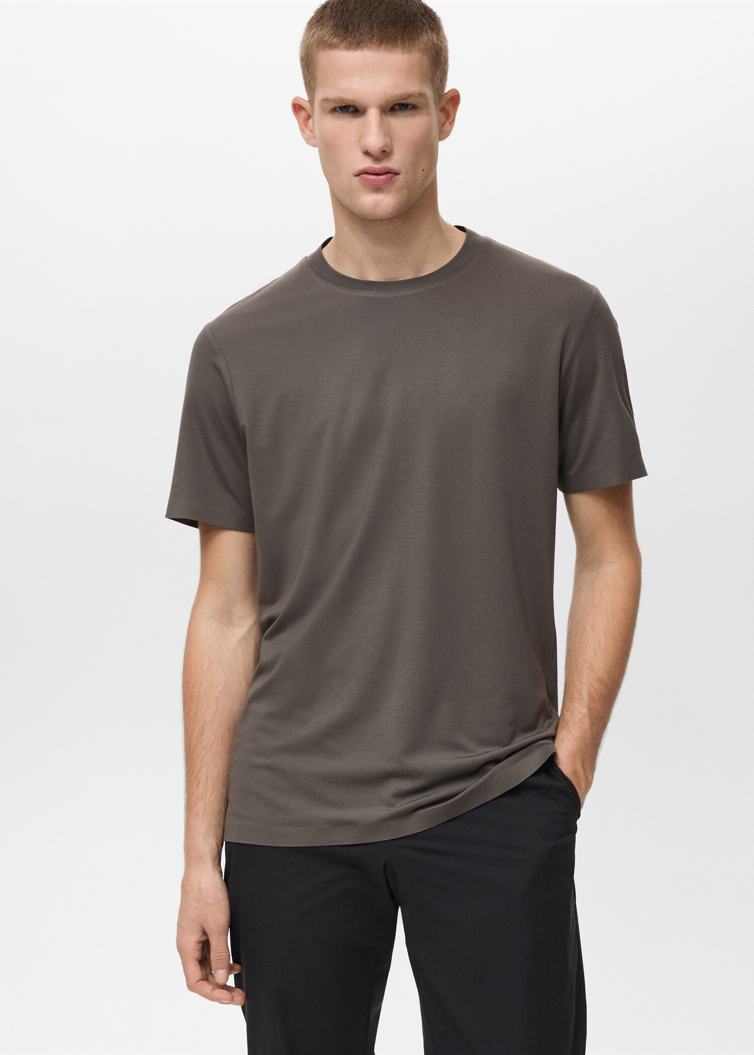 COOLMAX® slim fit T-shirt - Medium plane