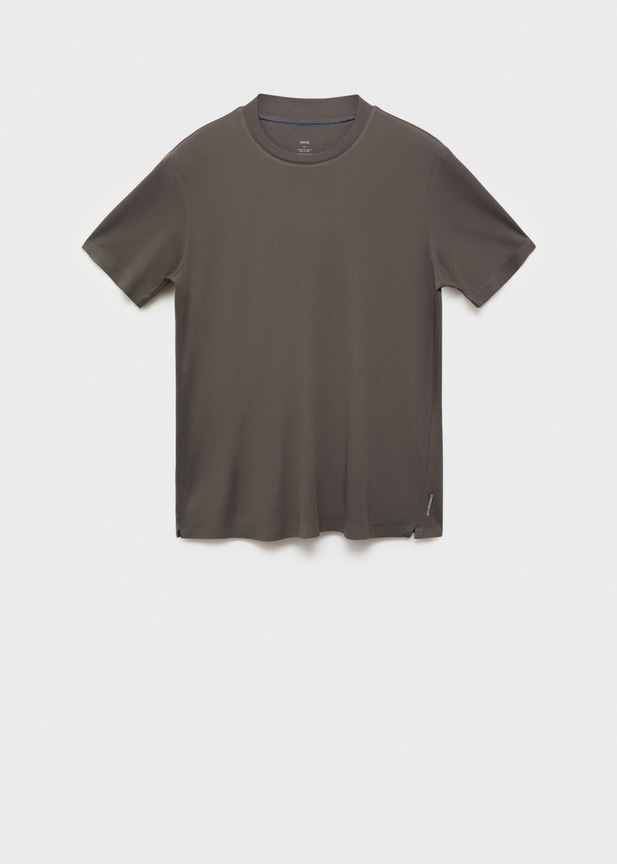 COOLMAX® slim fit T-shirt - Article without model, Medium Green. Ref: 87044406-00.