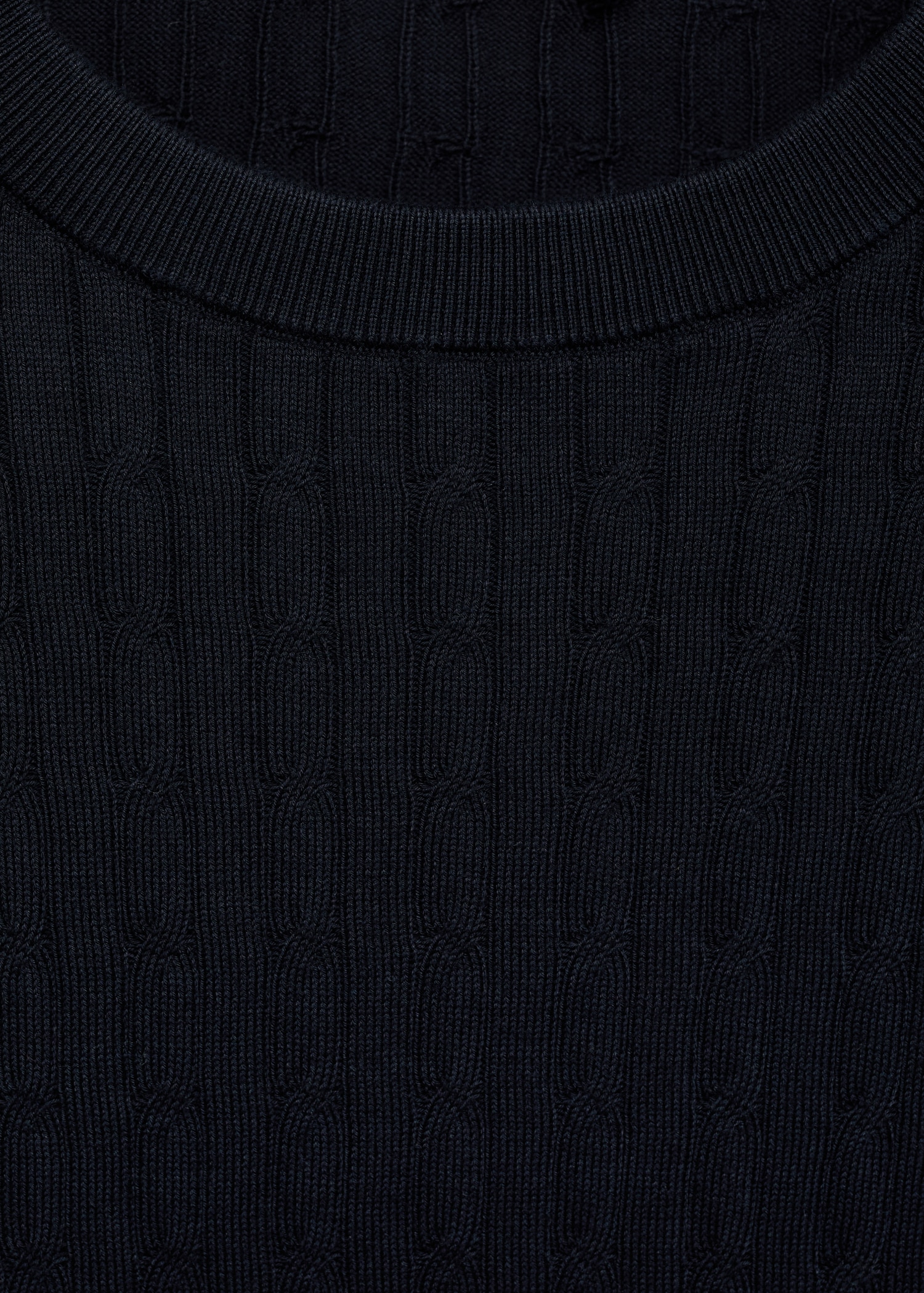 Braided fine-knit t-shirt - Details of the article 8