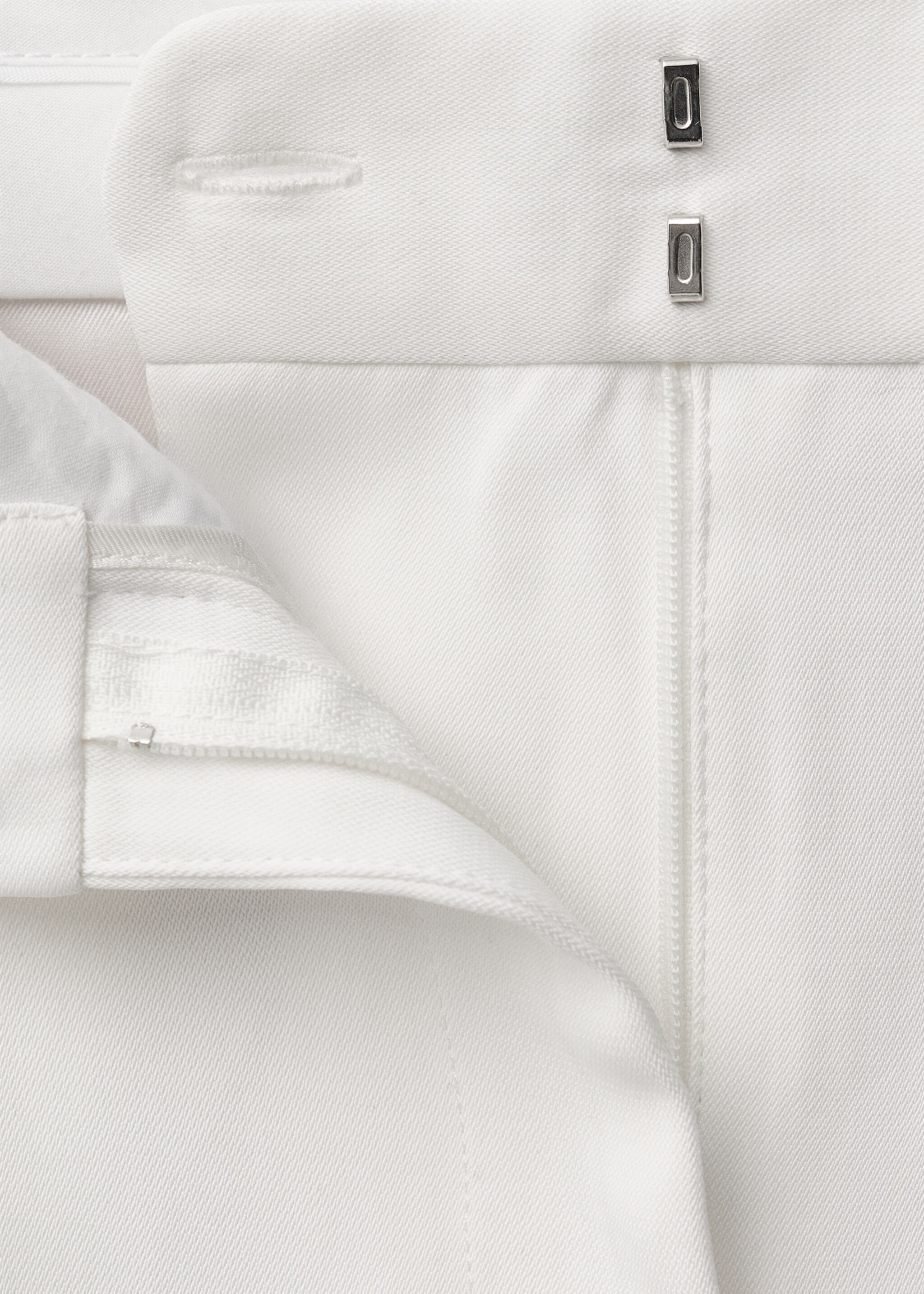 Wideleg suit trousers - Détail de l'article 0, Blanc. Ref: 87044420-00.