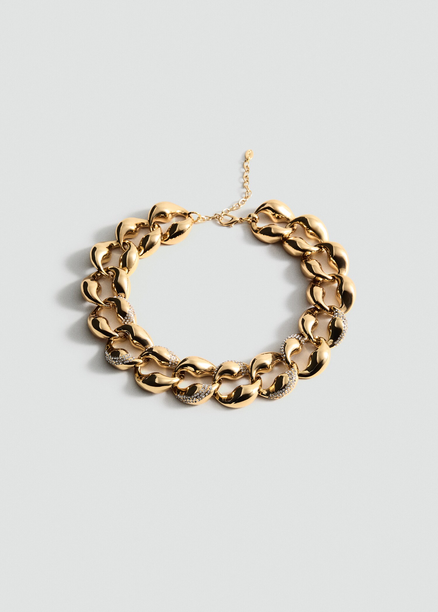 Pendant with rhinestone links - Article without model