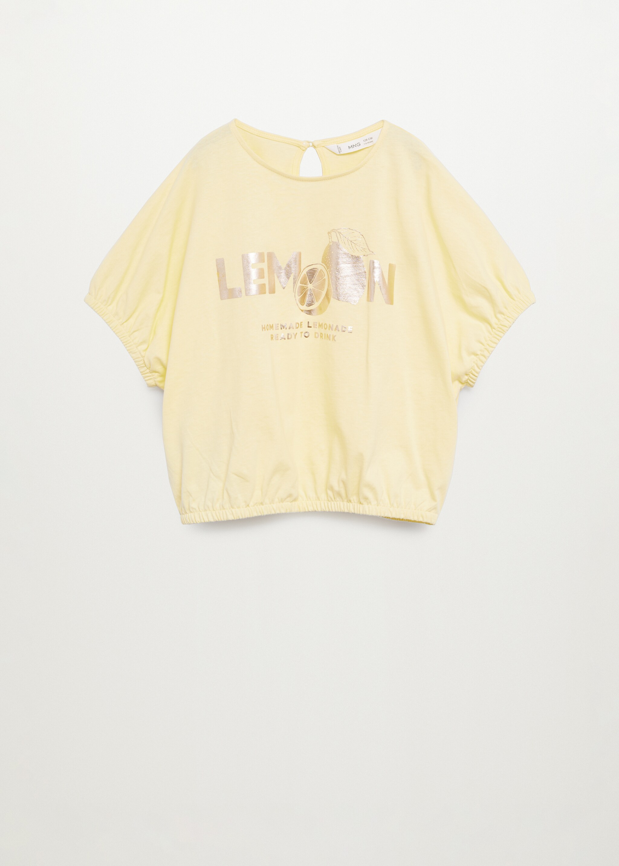 Camiseta crop estampado - Artículo sin modelo