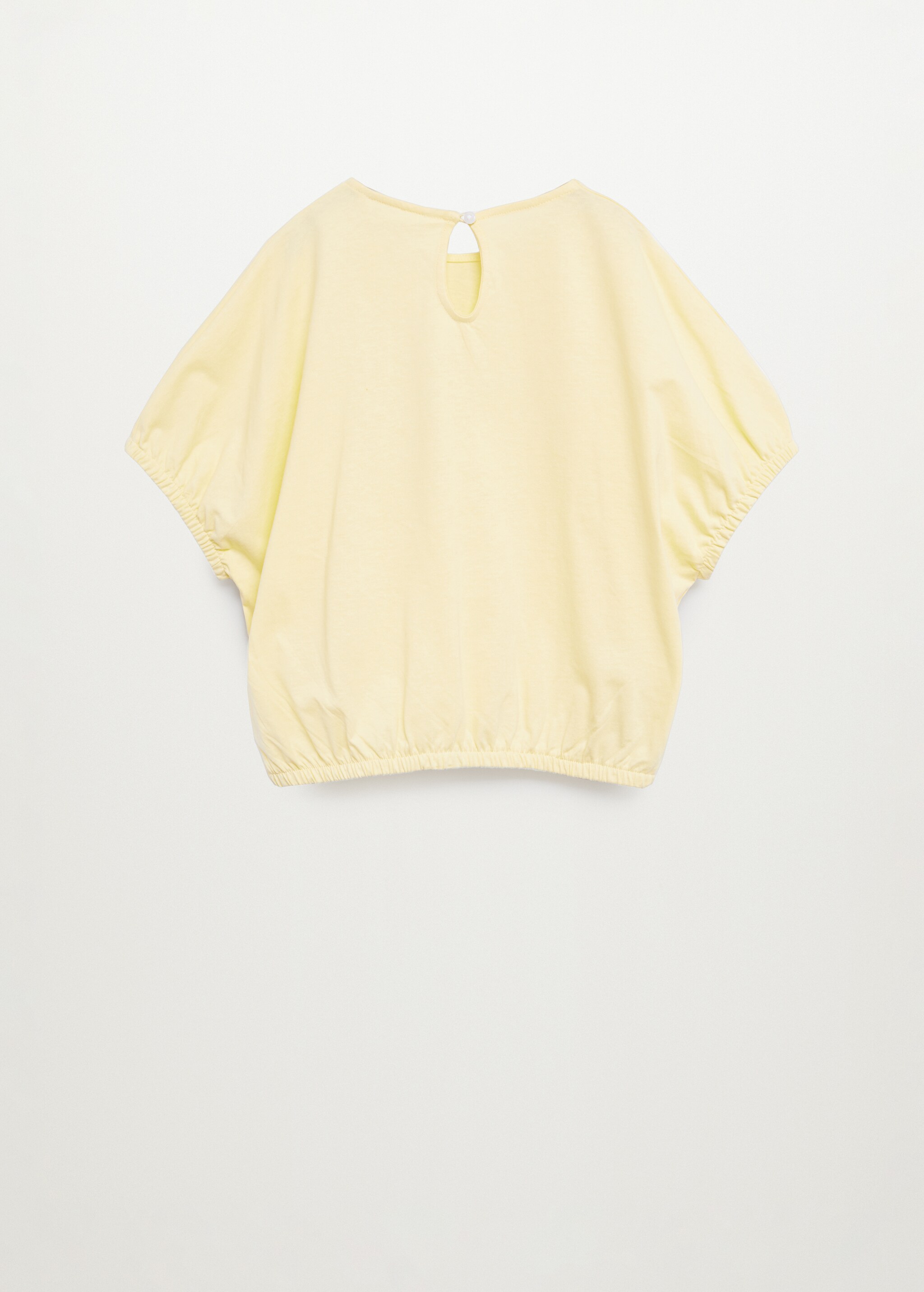 Camiseta crop estampado - Reverso del artículo