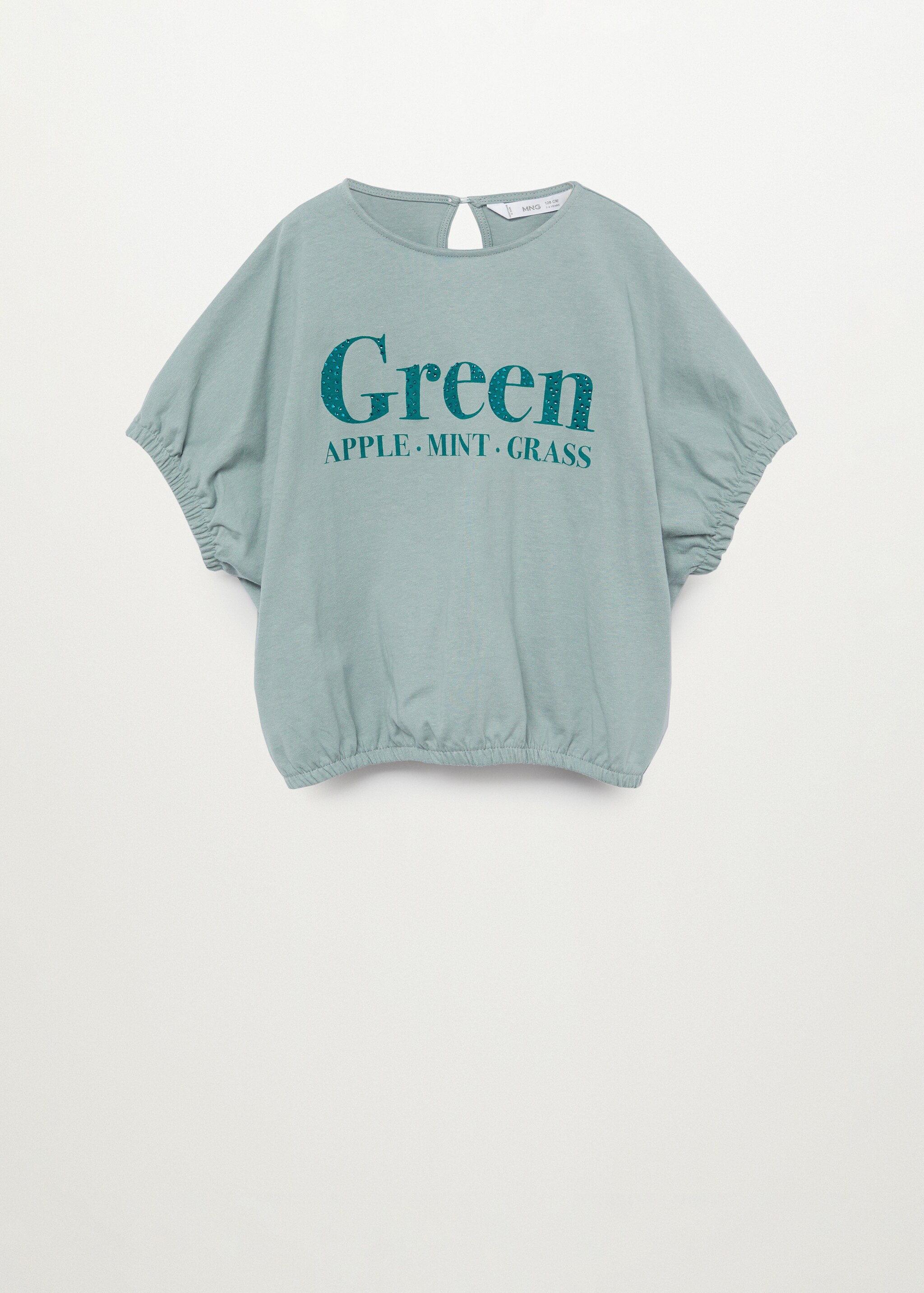 Camiseta crop estampado - Artículo sin modelo