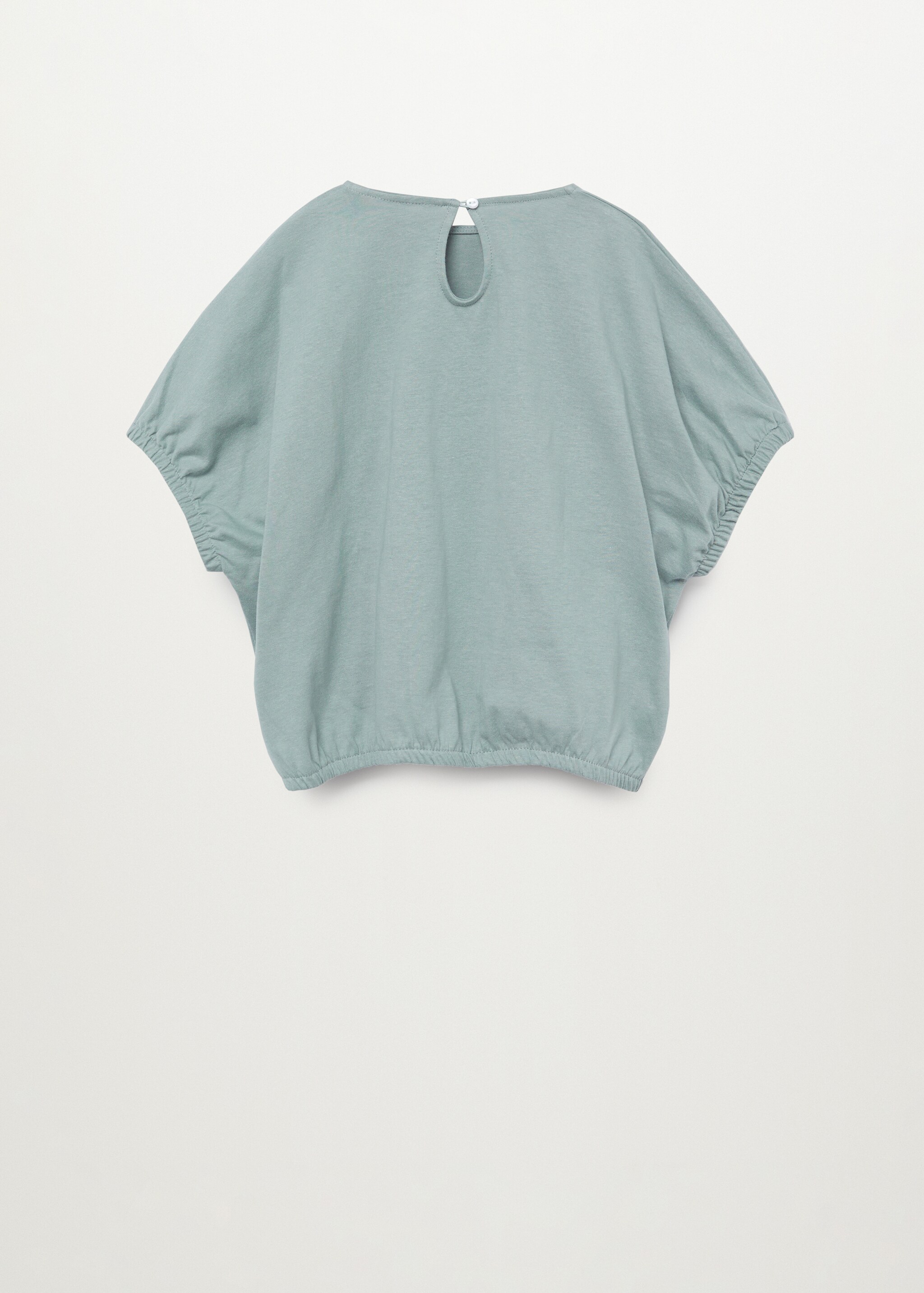 Camiseta crop estampado - Reverso del artículo