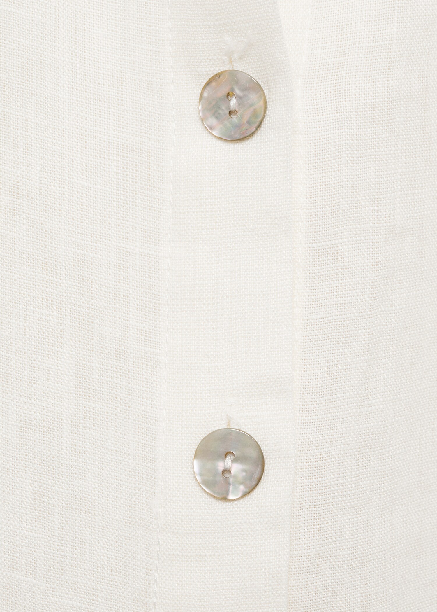 Linen long shirt - Details of the article 8
