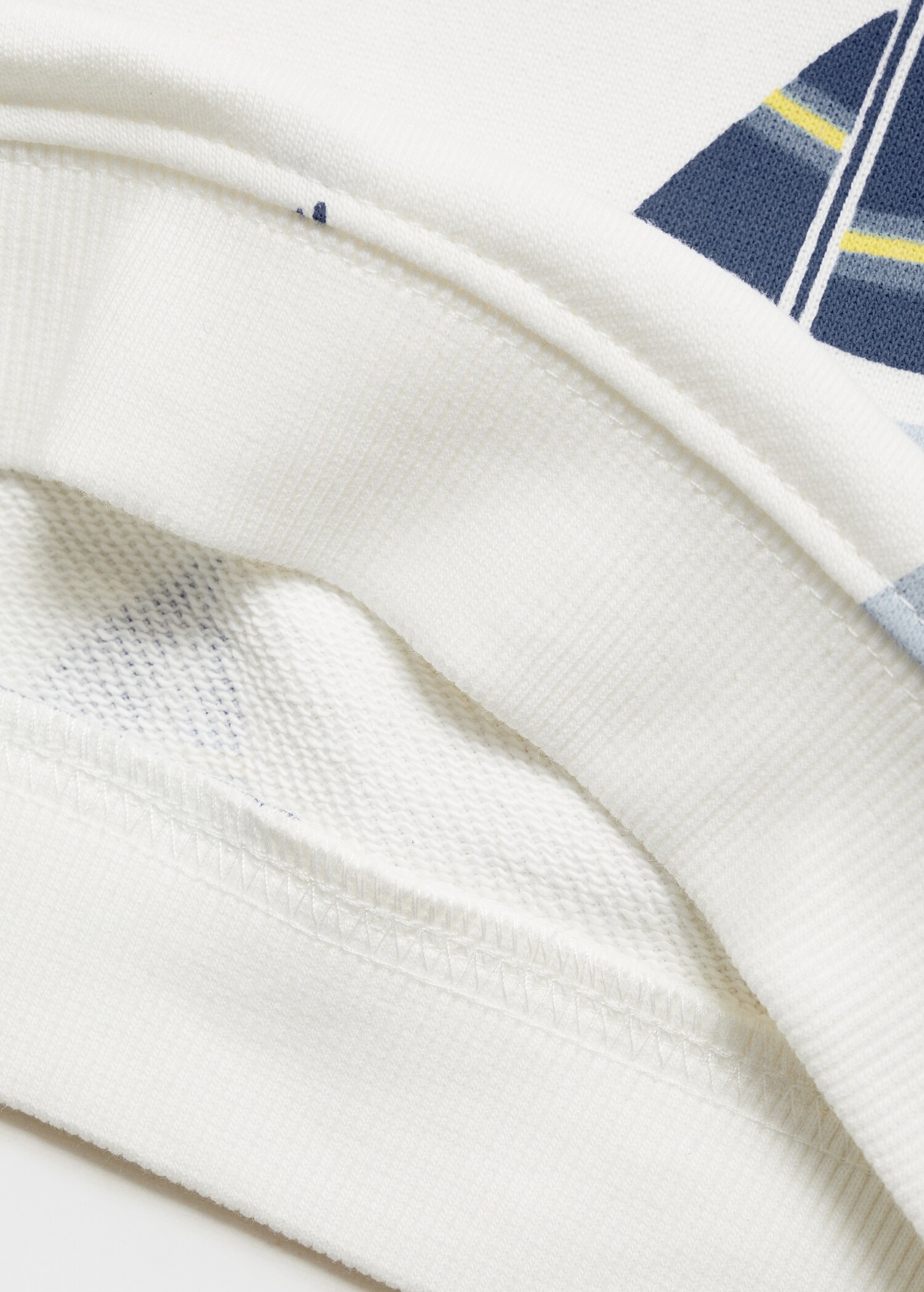 Gemustertes Baumwoll-Sweatshirt - Detail des Artikels 0