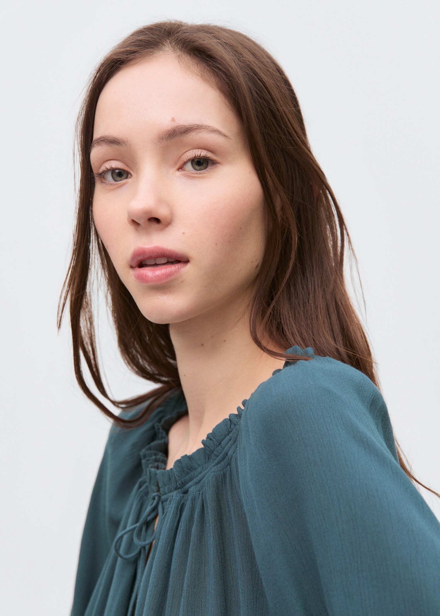 Blouse col froncé - Détail de l'article 1