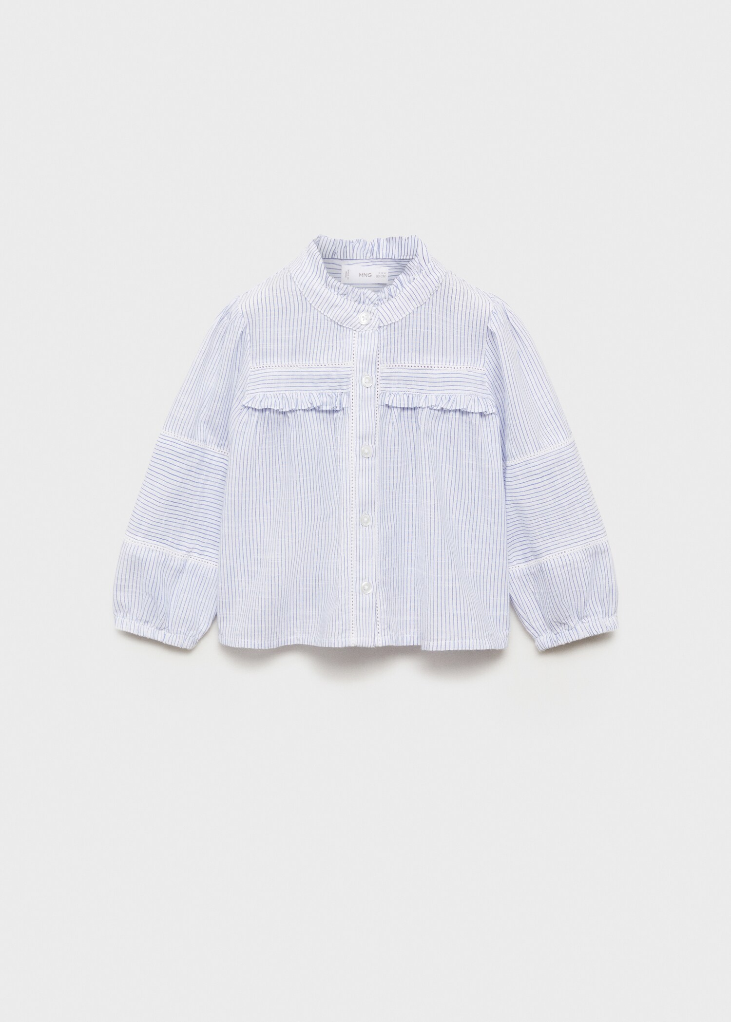 Striped voile blouse - Article without model