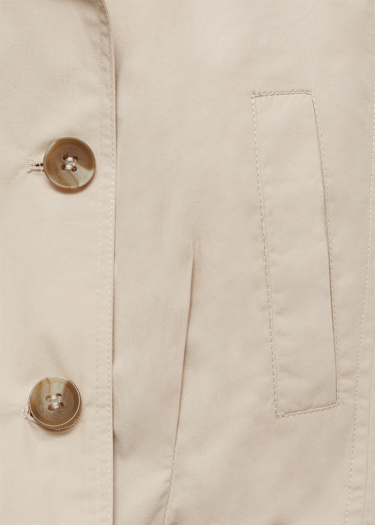 Double-breasted cropped jacket - Details of the article 8