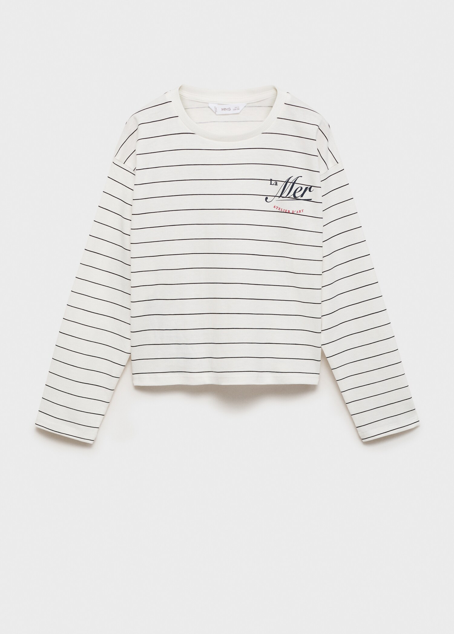 Printed cotton-blend t-shirt - Article without model