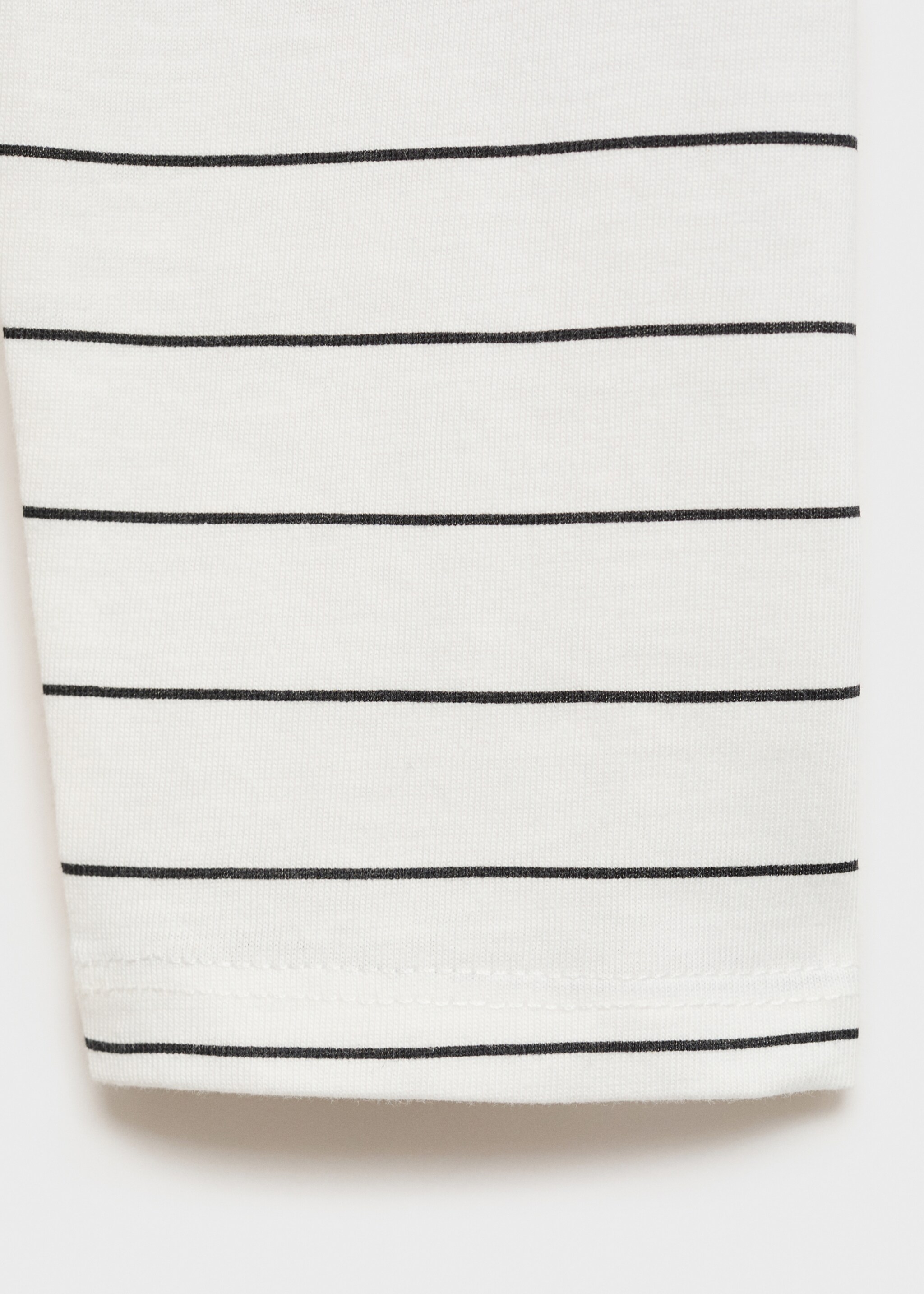 Bedrucktes Baumwoll-T-Shirt - Detail des Artikels 0, Cremeweiß. Ref: 87044799-00.