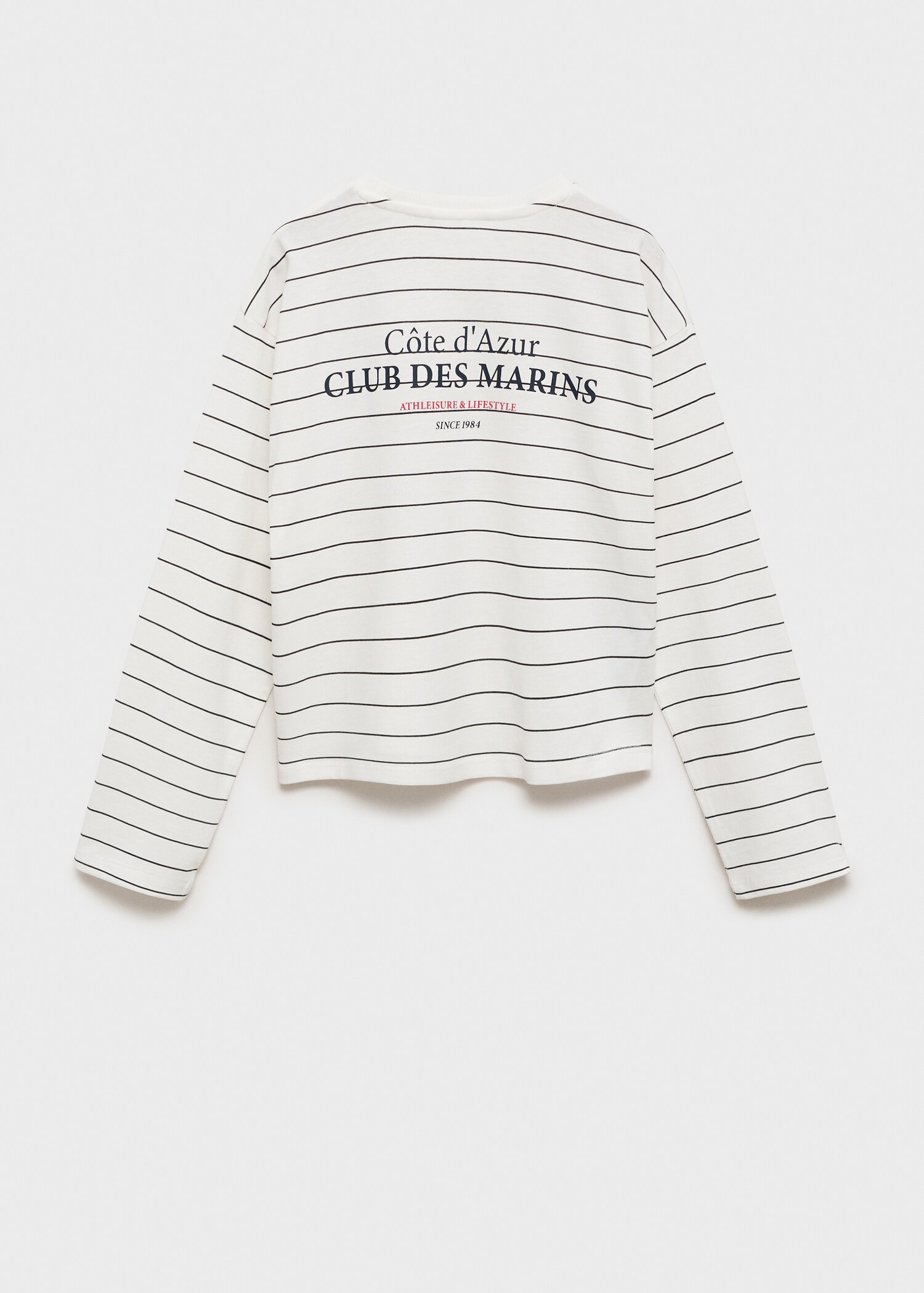 Printed cotton-blend t-shirt - Reverse of the article