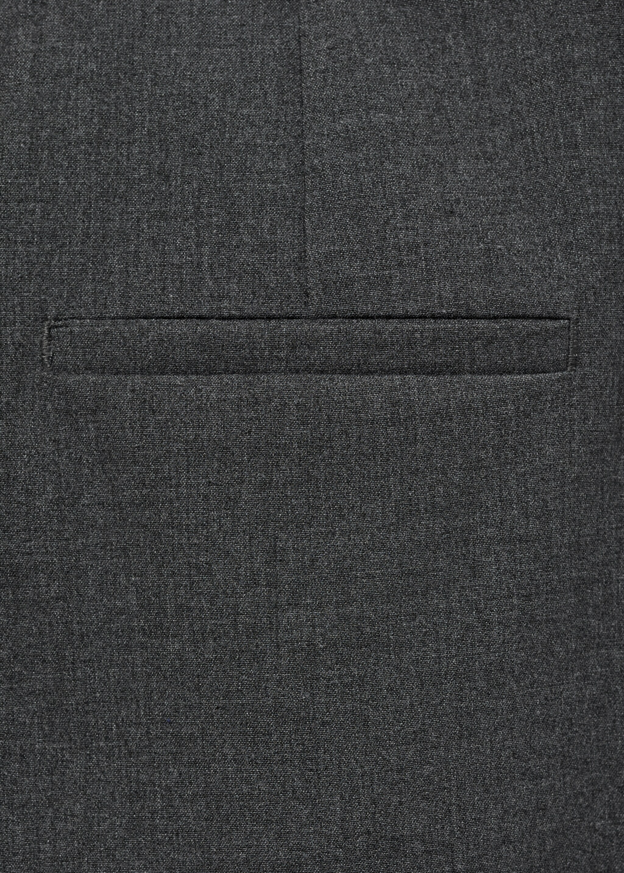 Gerade Anzughose - Detail des Artikels 0, Grau. Ref: 87044802-00.