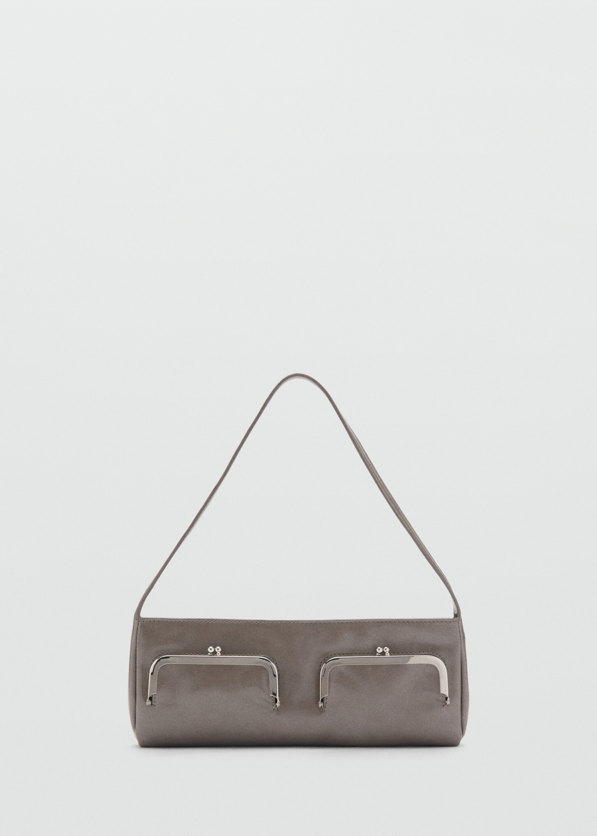 Shoulder bag with pochette pockets - Article without model, Medium Grey. Ref: 87044806-00.