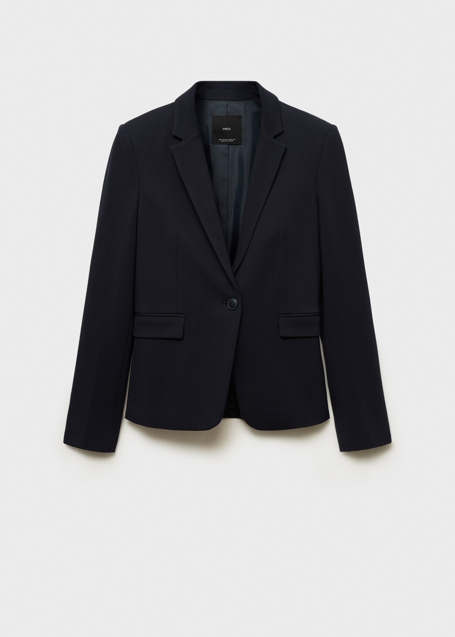 Suit blazer with flap pockets - Article without model