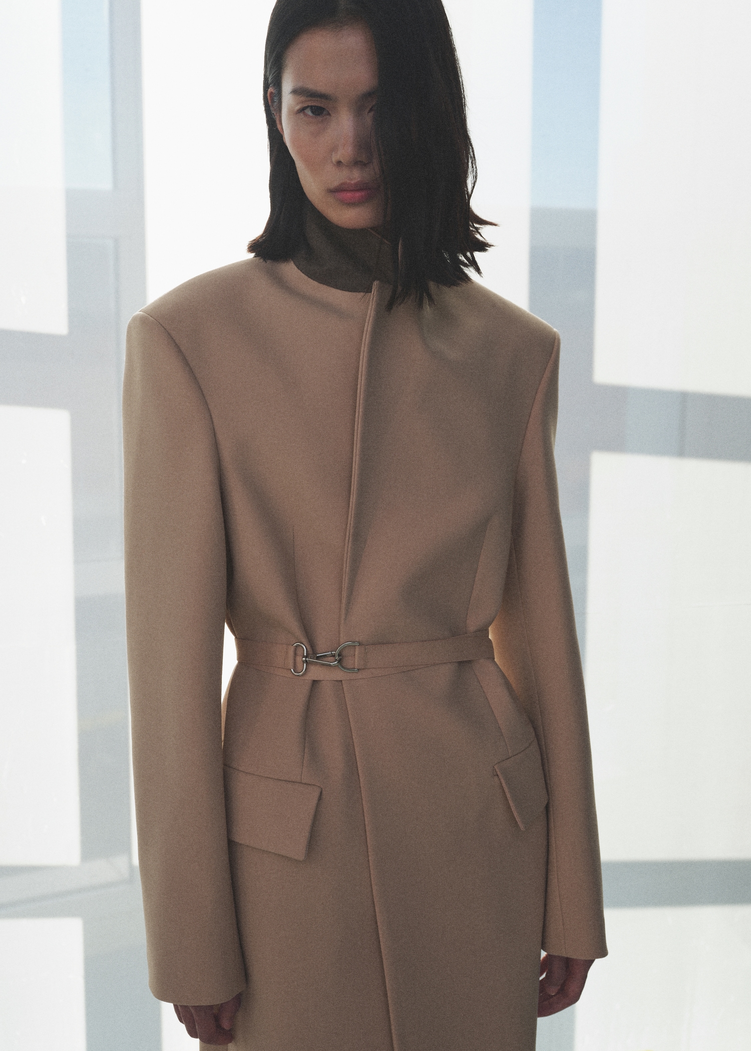 Παλτό μαλλί ζώνη - Λεπτομέρεια του προϊόντος 2