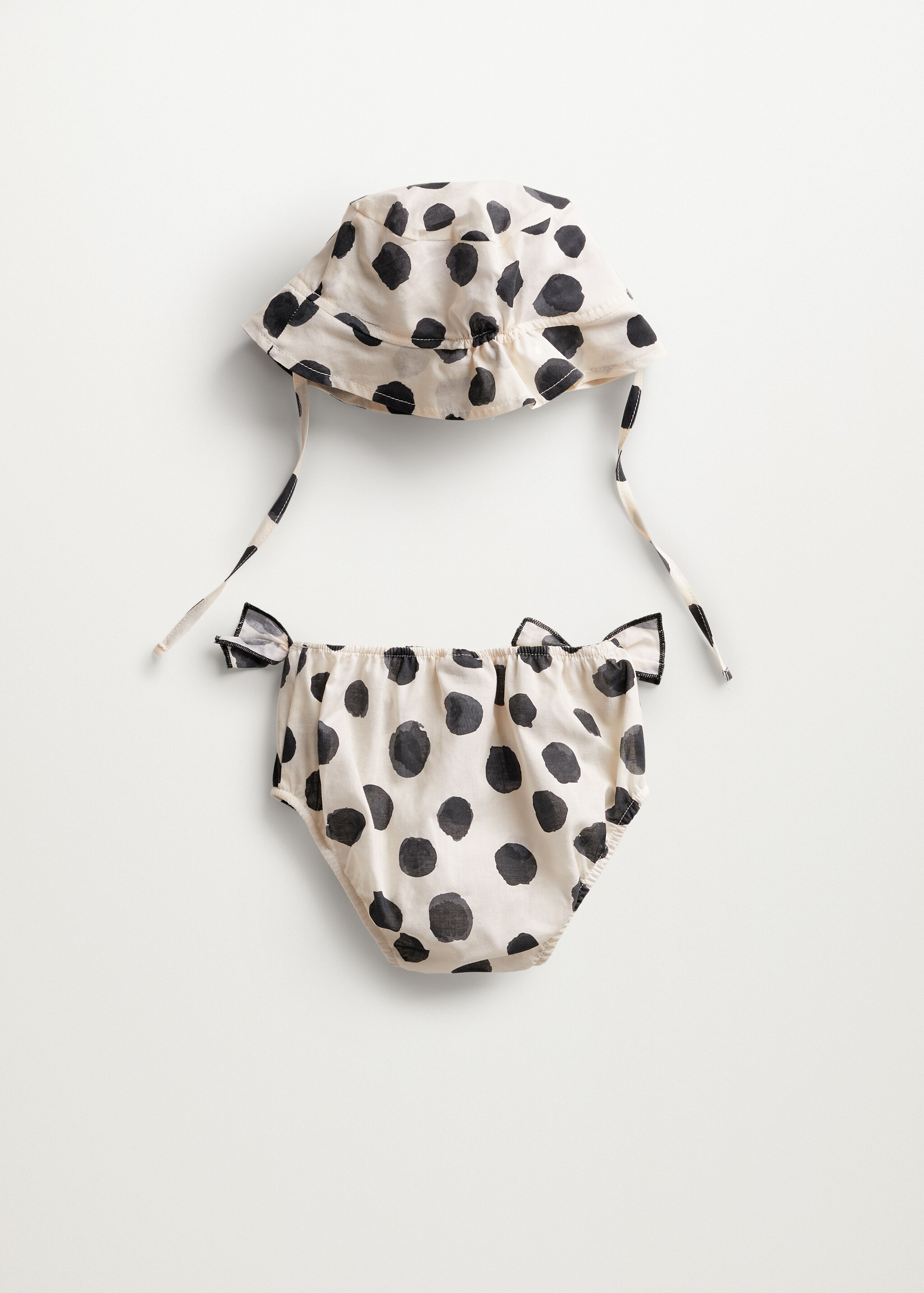 Conjunto braguita y gorro estampado - Reverso del artículo