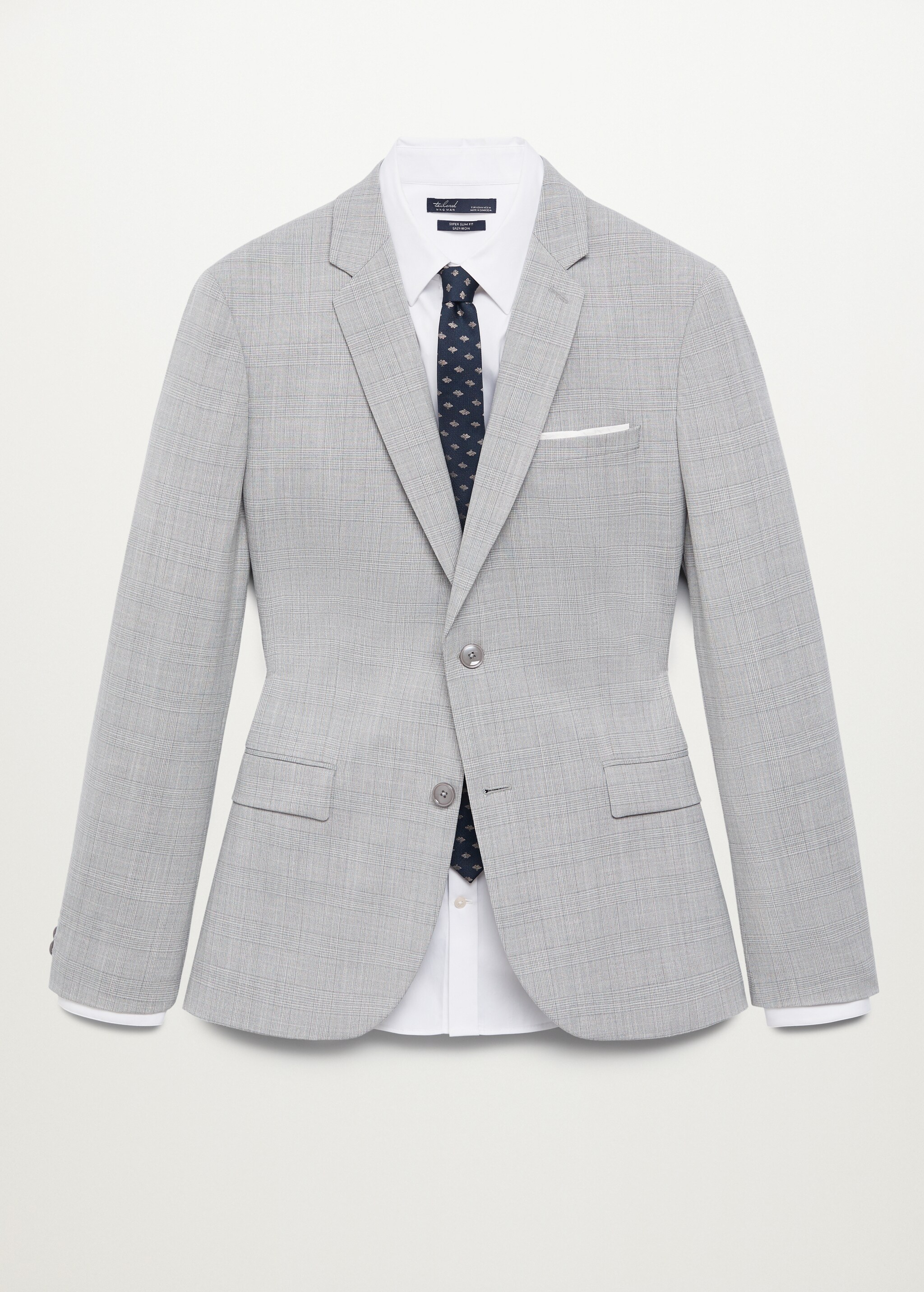 Americana traje super slim fit cuadros - Artículo sin modelo