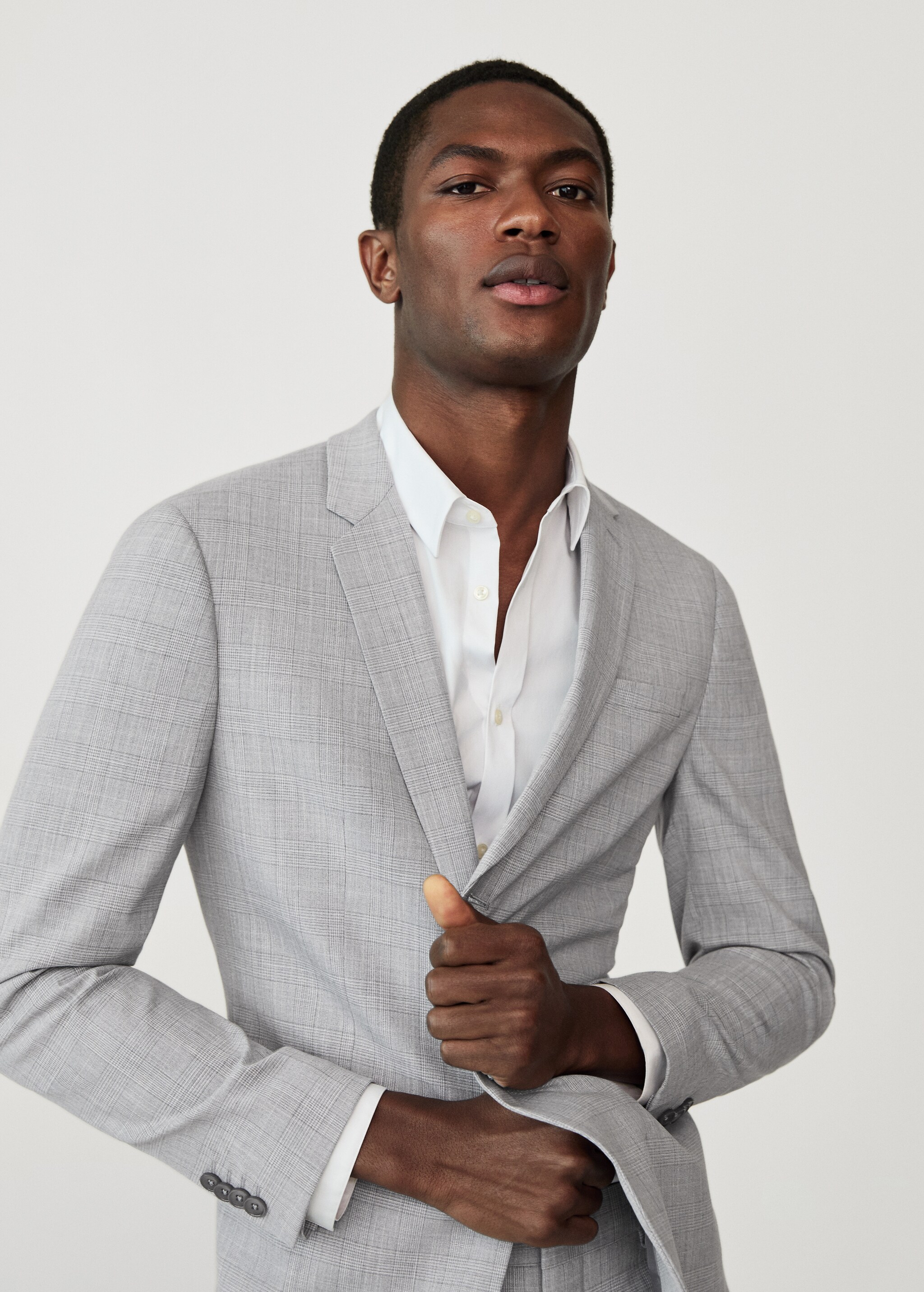 Americana traje super slim fit cuadros - Detalle del artículo 2