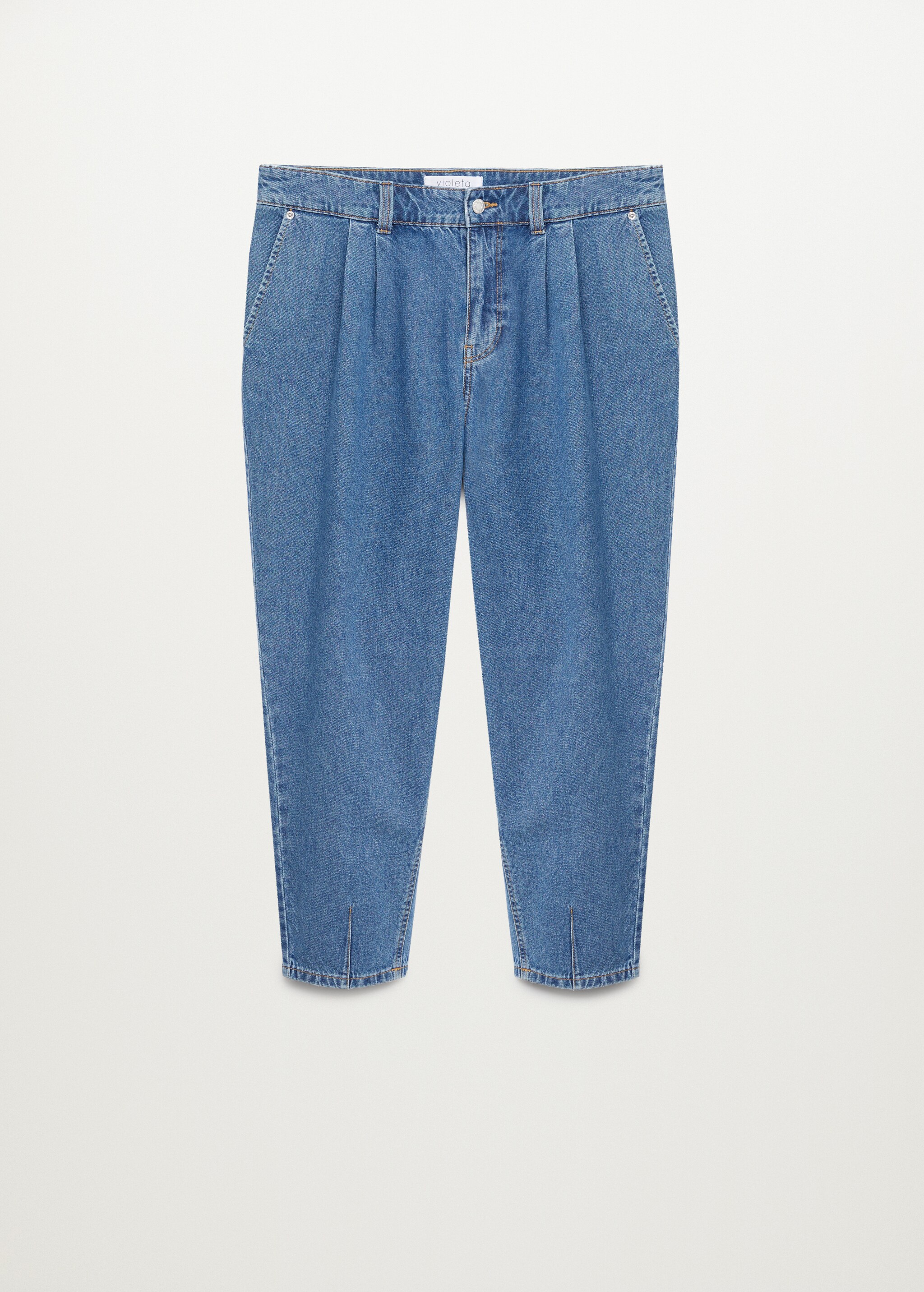 Jeans slouchy tiro medio - Artículo sin modelo