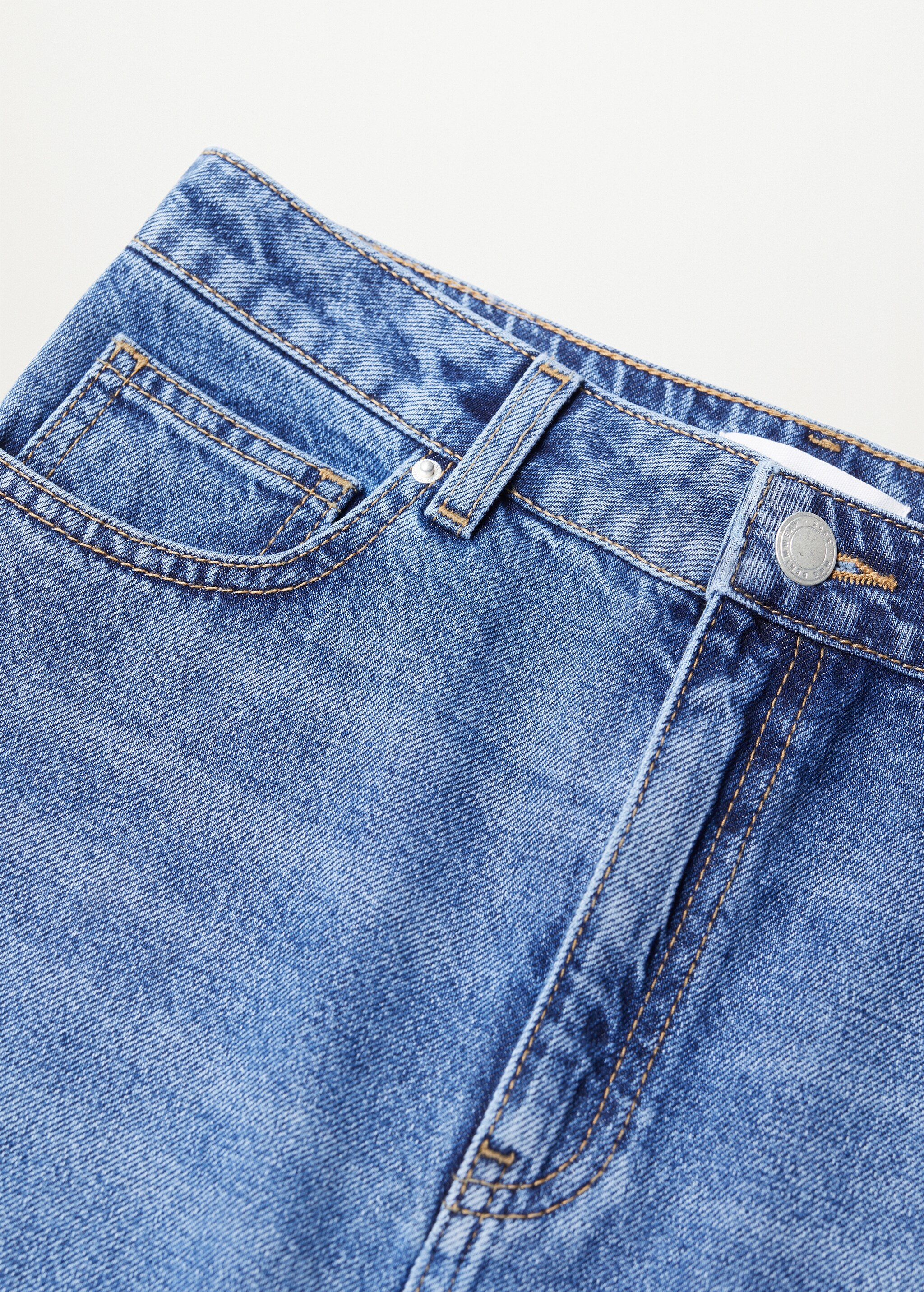 Falda denim terminaciones deshilachadas - Detalle del artículo 8
