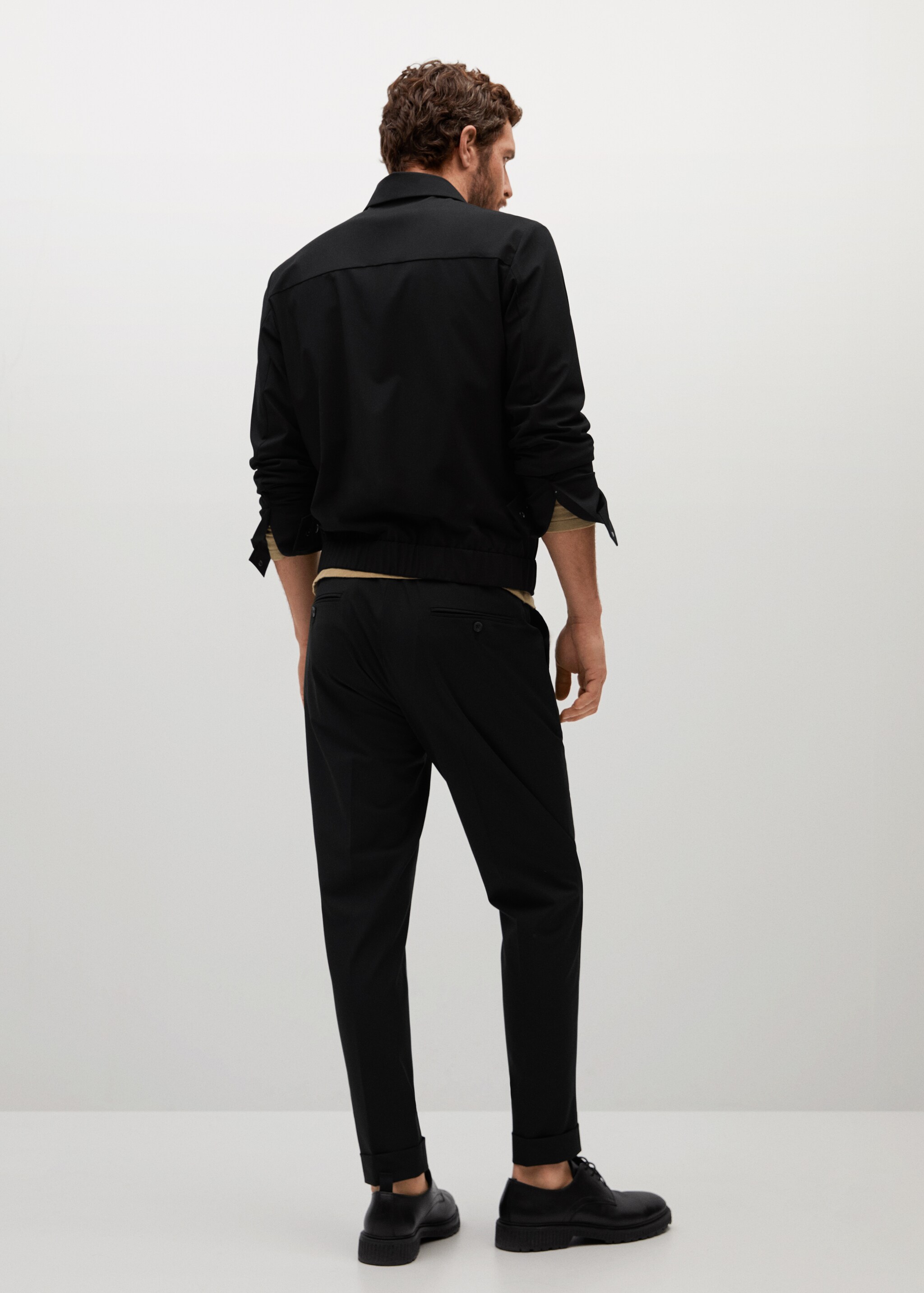 Lightweight zip-up jacket - Reverse of the article