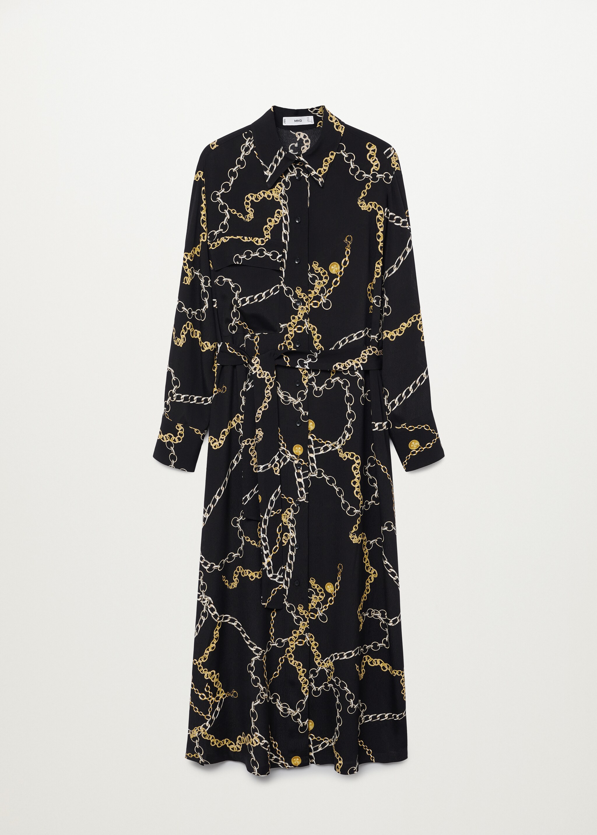 Vestido estampado cadenas - Artículo sin modelo