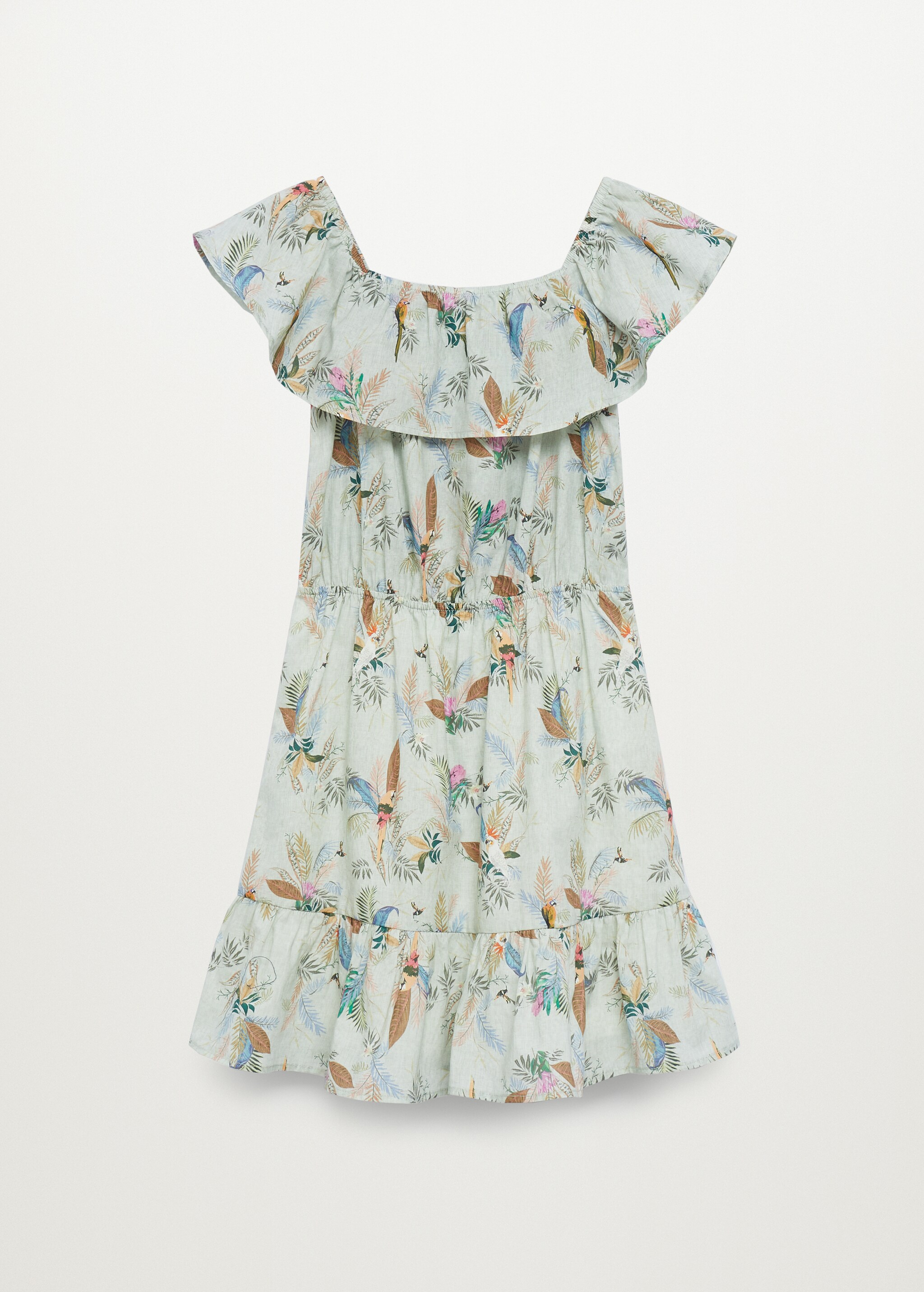 Vestido estampado tropical - Artículo sin modelo