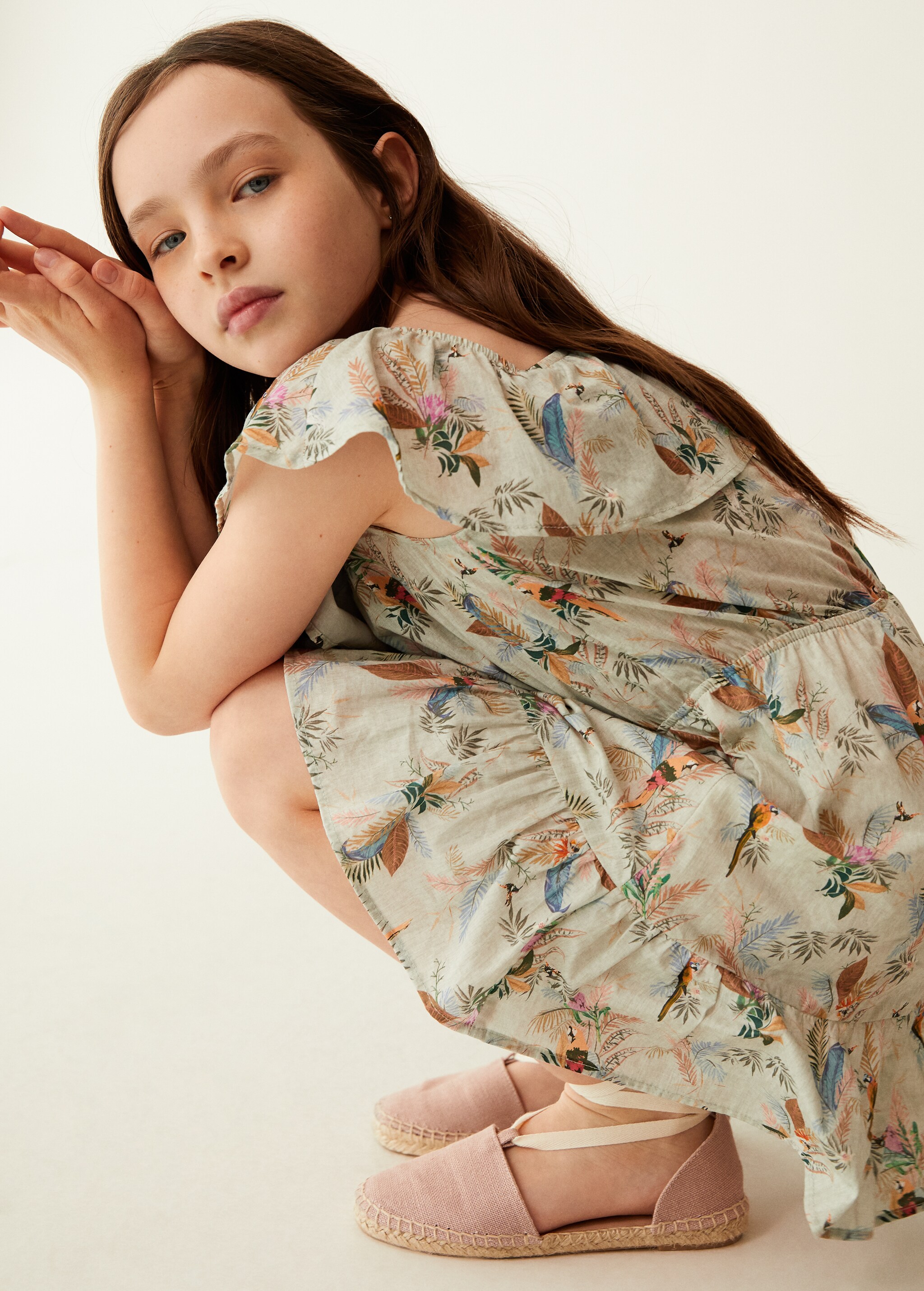 Vestido estampado tropical - Detalle del artículo 2