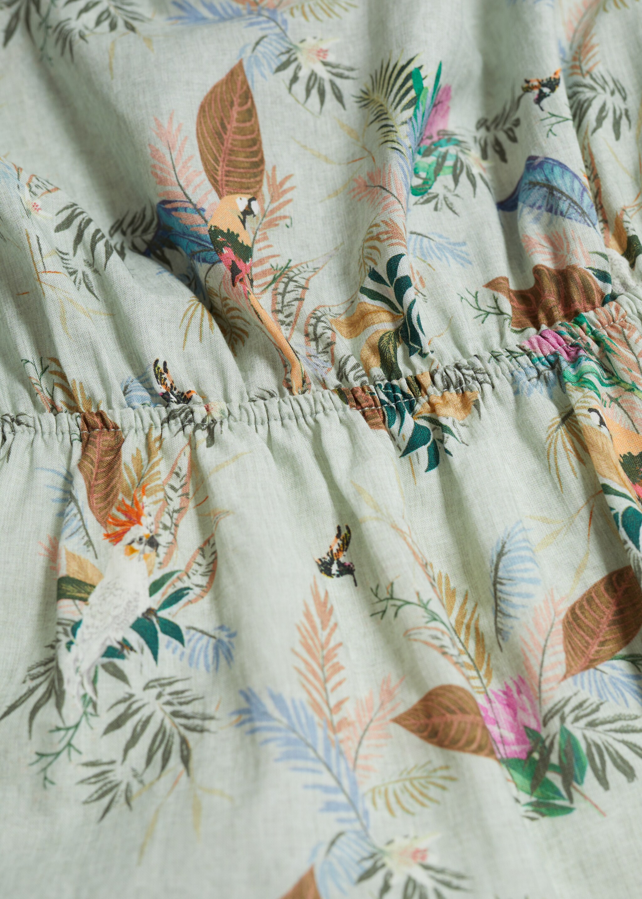 Vestido estampado tropical - Detalle del artículo 8