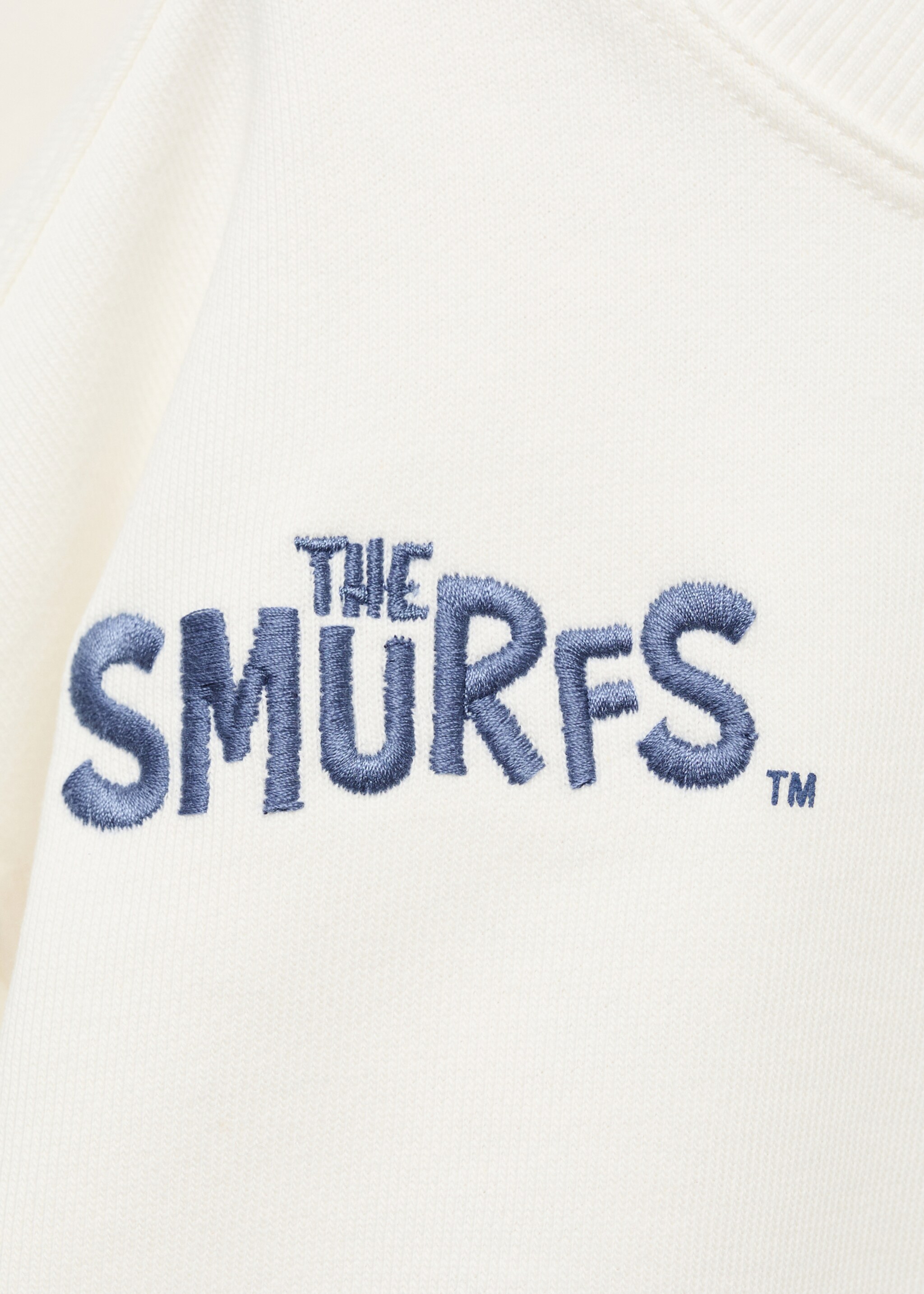 Smurfs sweatshirt - Details of the article 8, Off White. Ref: 87045732-00.