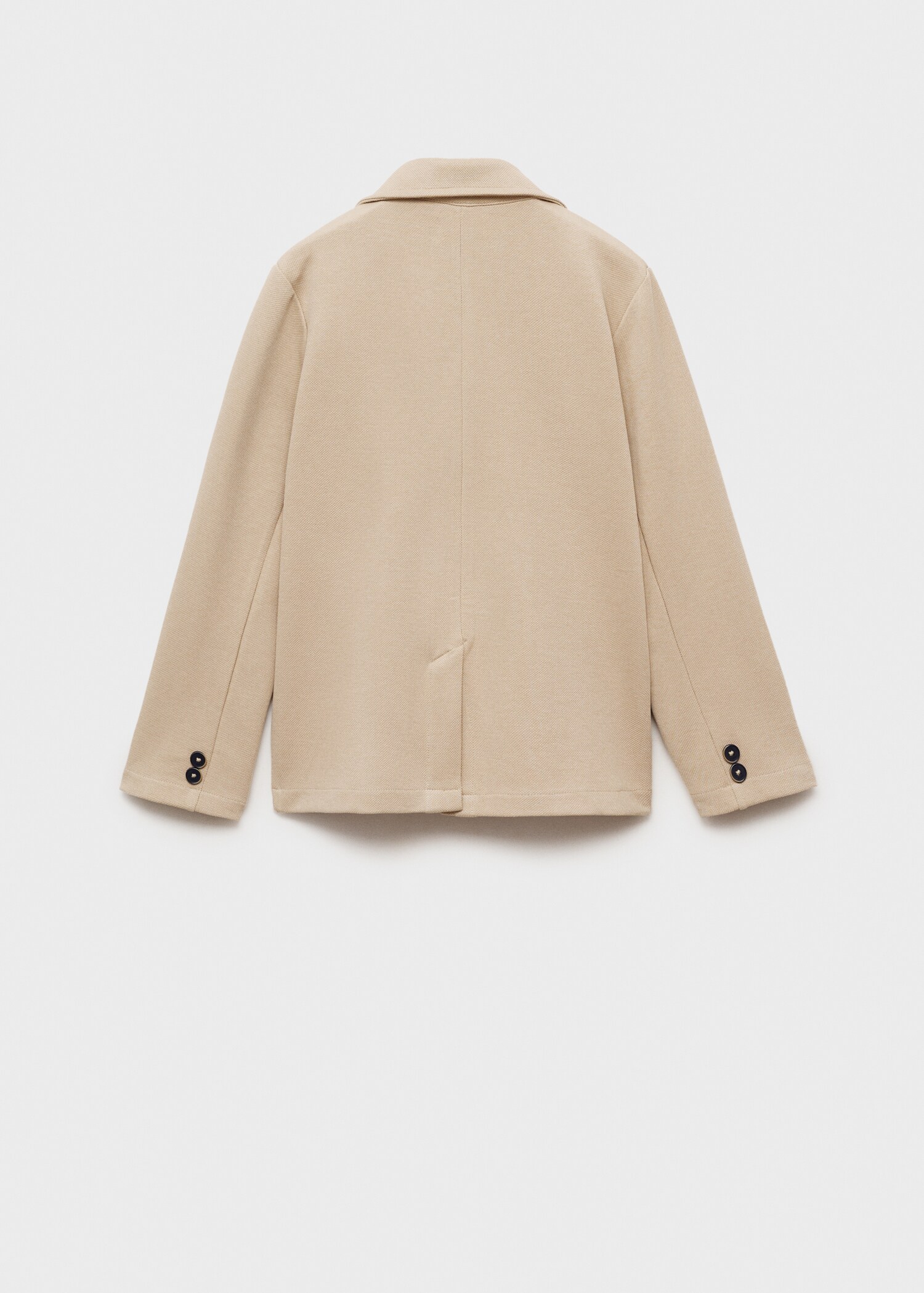 Veste piqué de coton - Verso de l’article