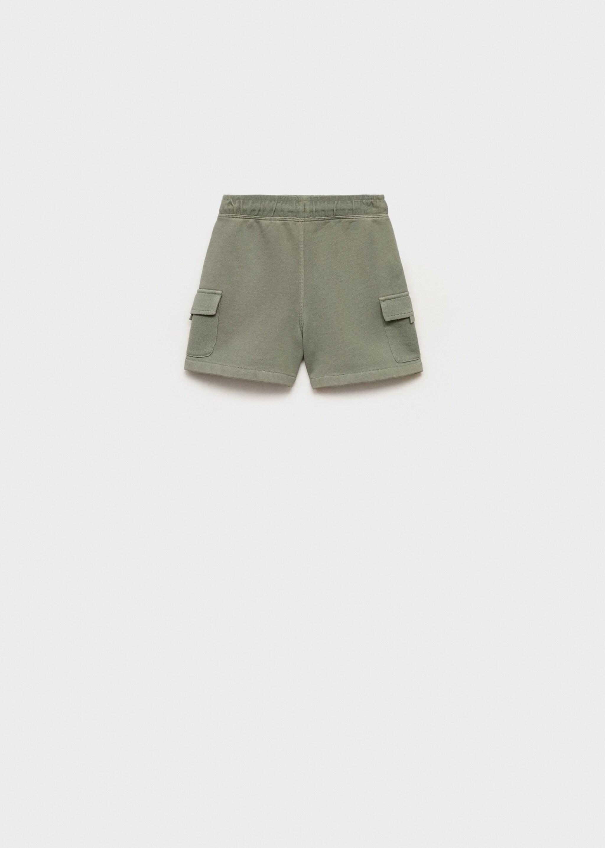 Cargo Bermuda shorts - Reverse of the article, Khaki. Ref: 87045755-00.
